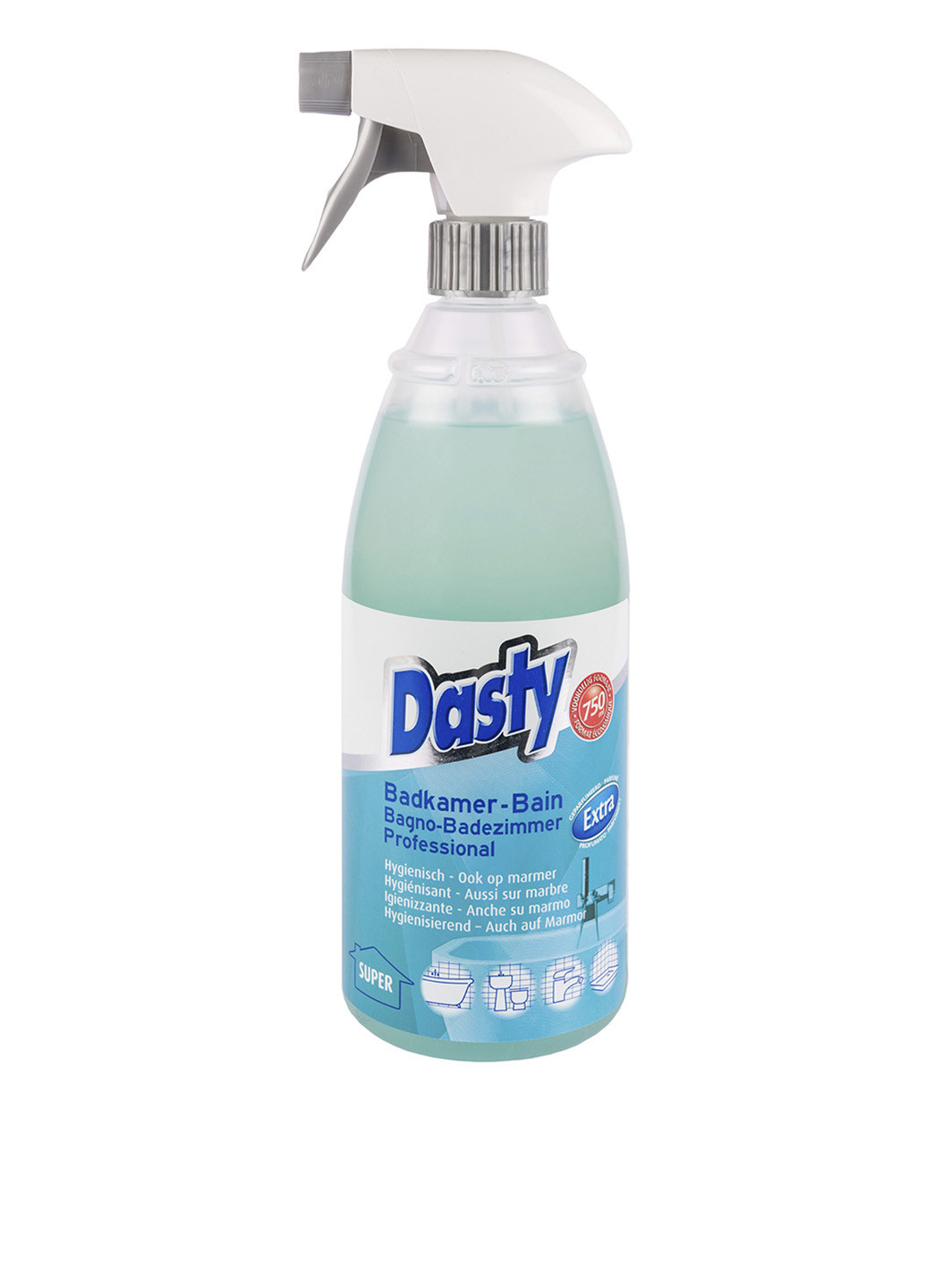 Профессиональное средство для мытья ванной комнаты, 750 мл Dasty