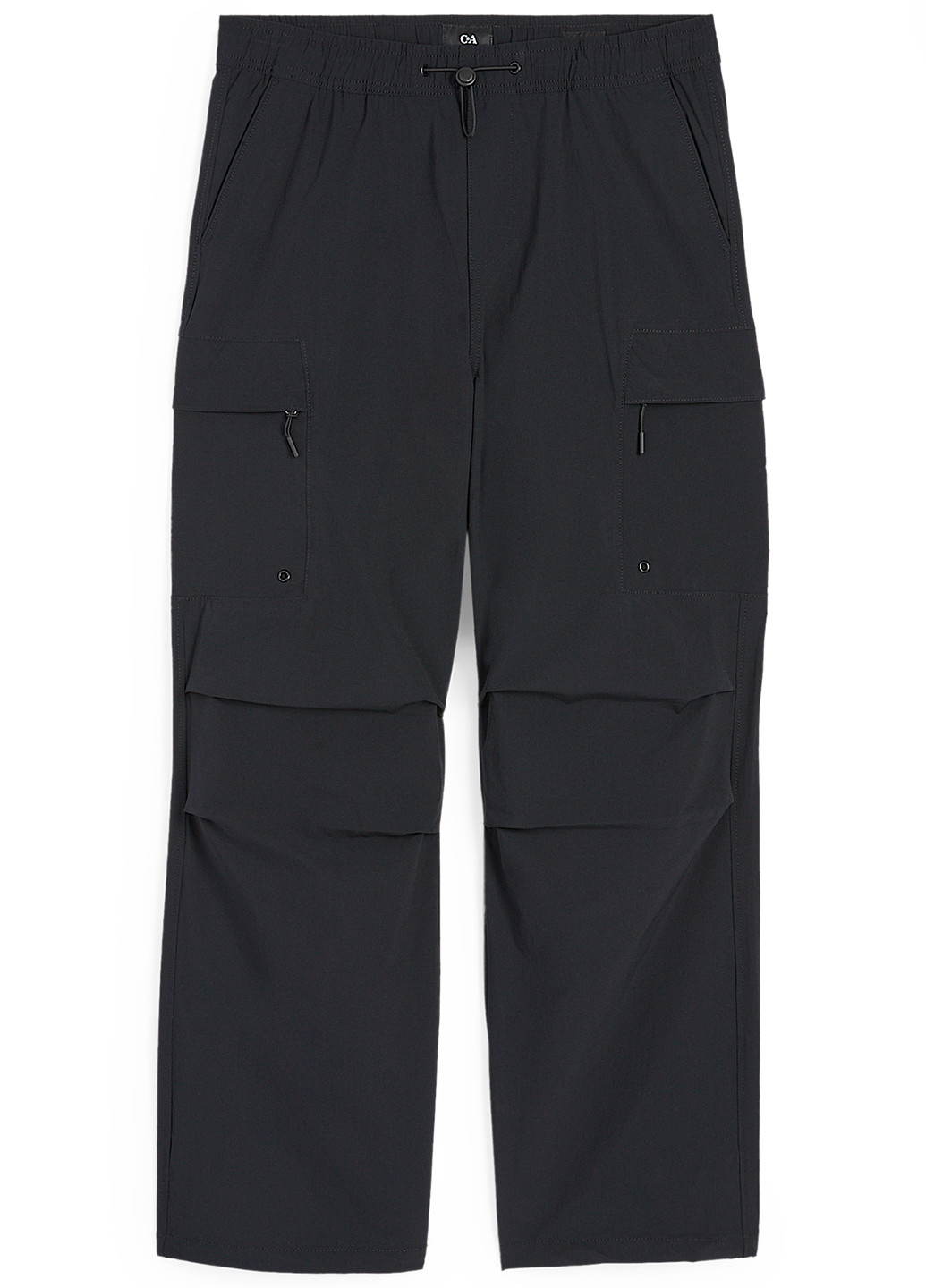 Черные кэжуал демисезонные карго брюки C&A