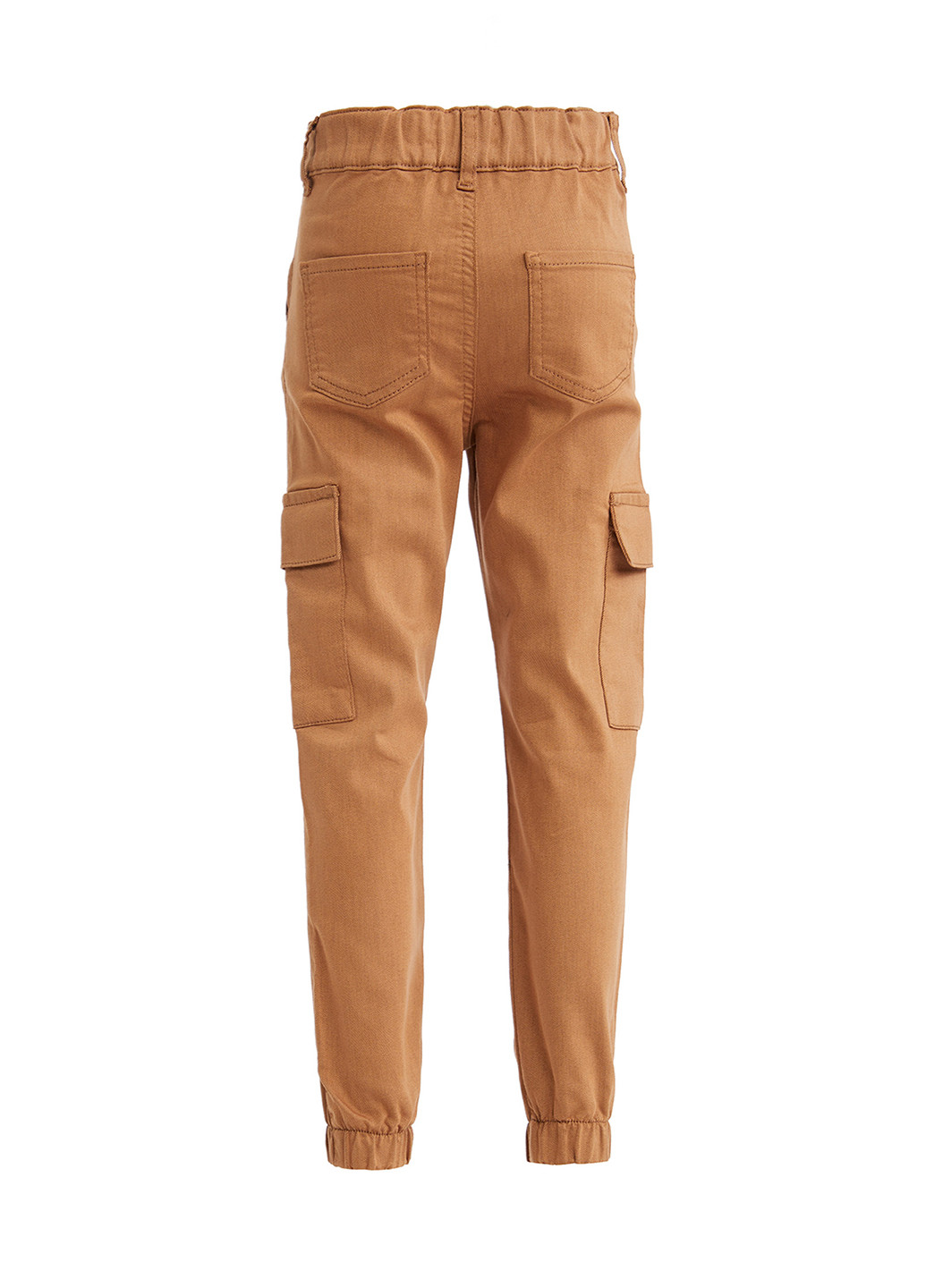 Светло-коричневые кэжуал демисезонные карго брюки DeFacto
