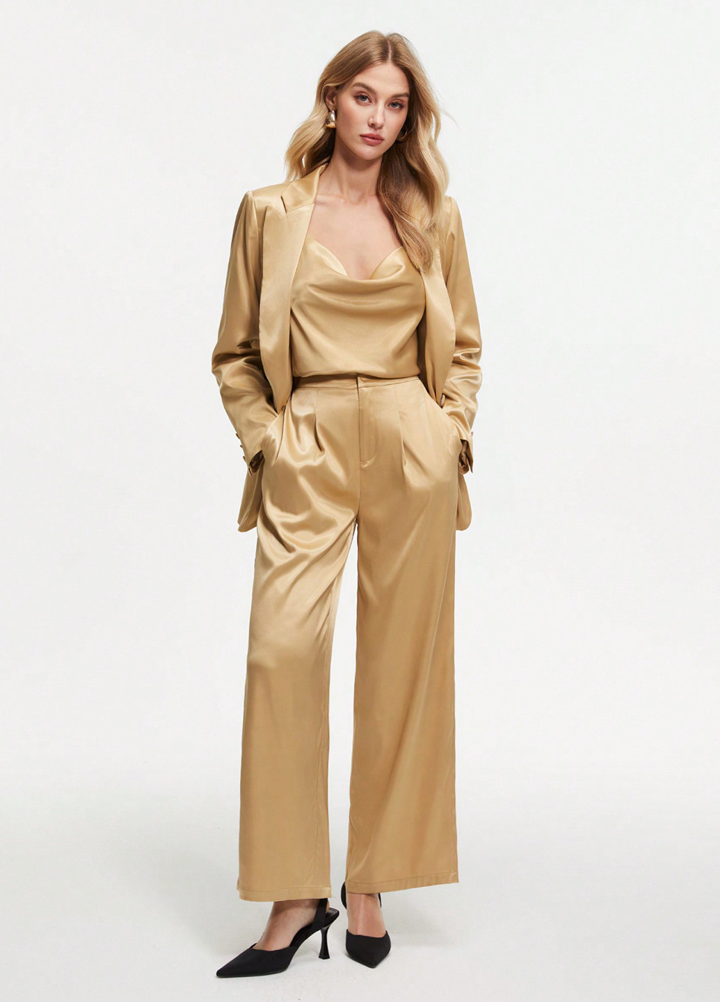 Костюм (жакет, топ, штани) SHEIN (332520340)