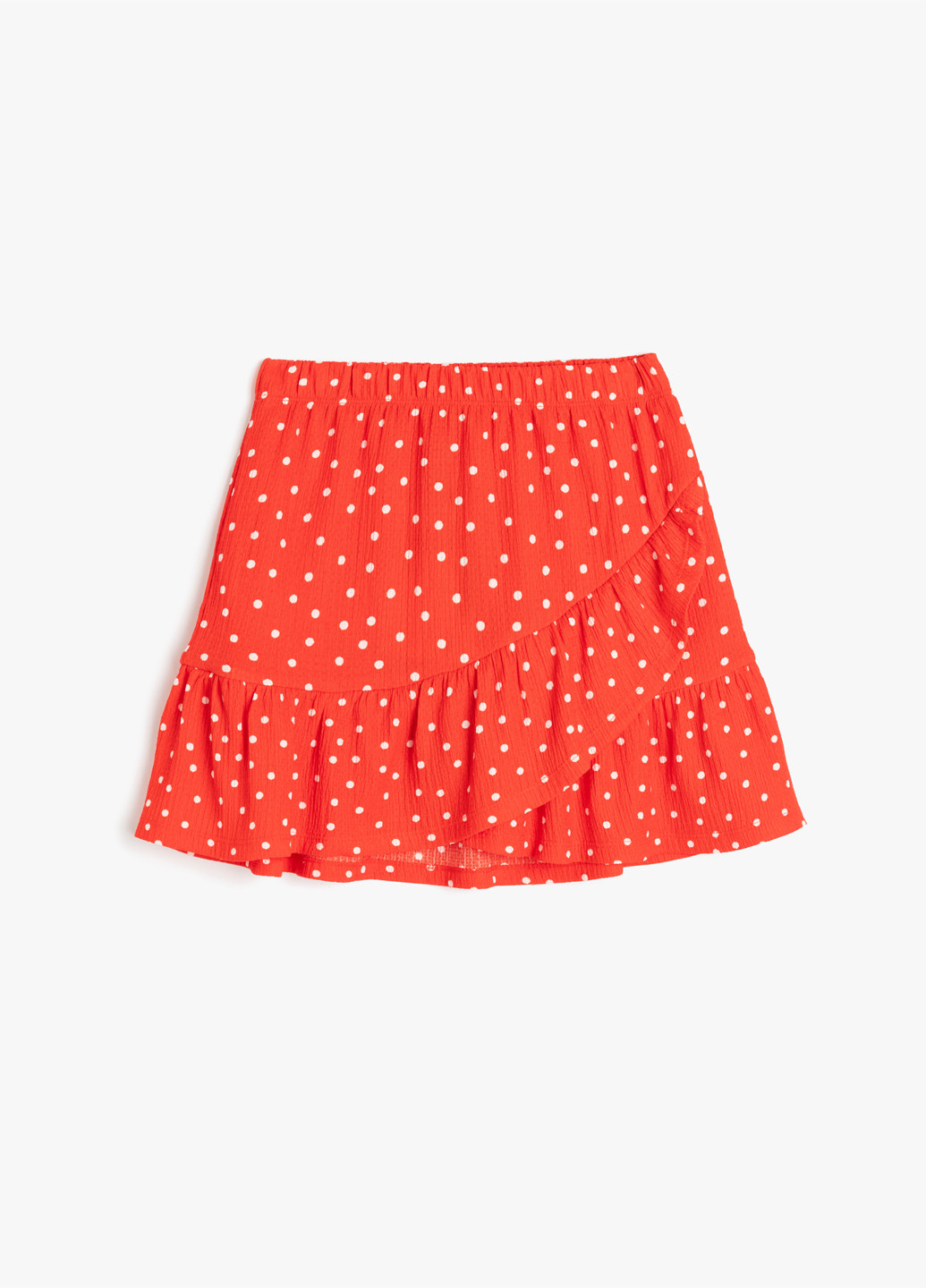 Красная кэжуал в горошек юбка KOTON клешированная