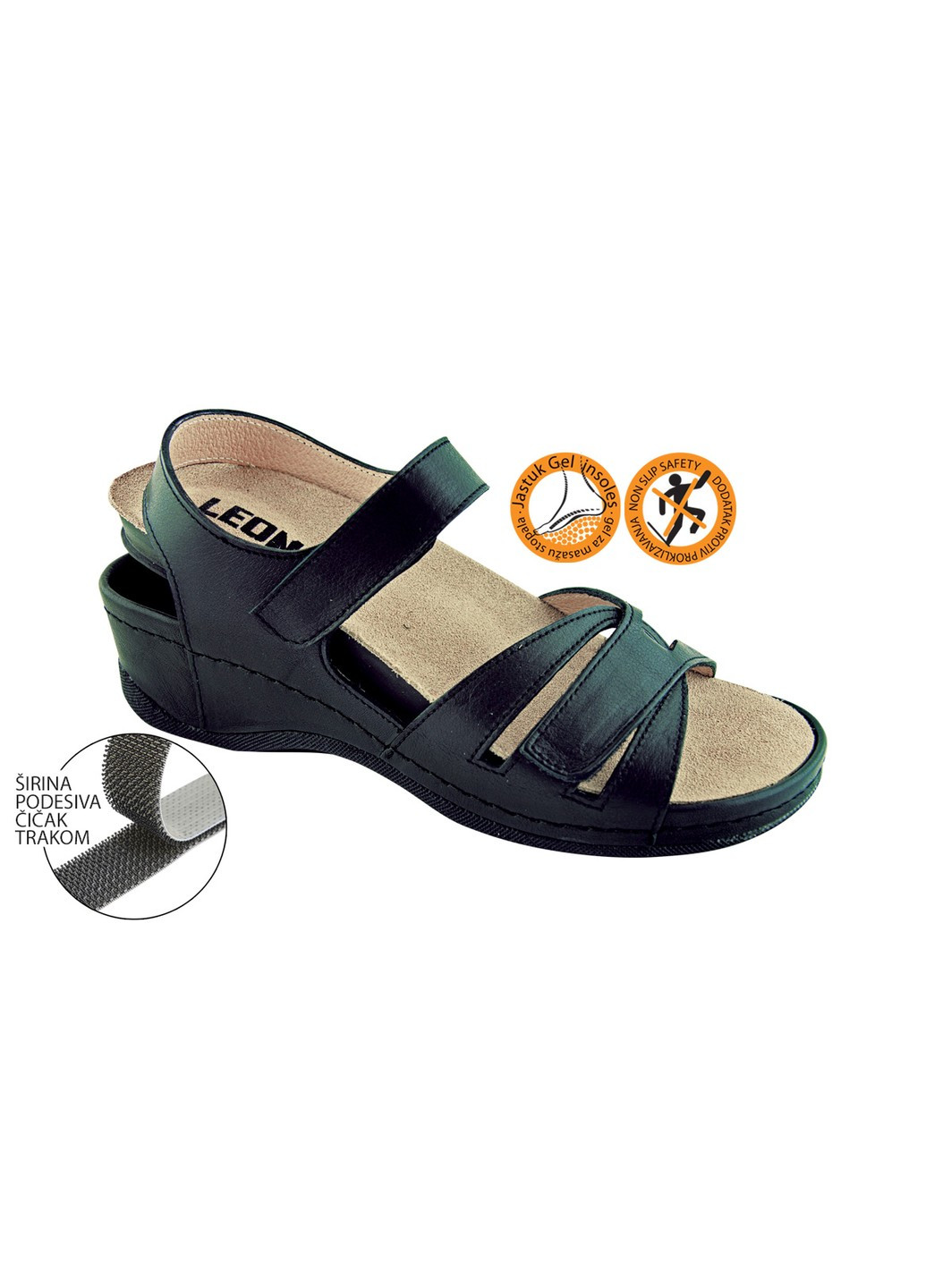 женская обувь 2021 black Leon