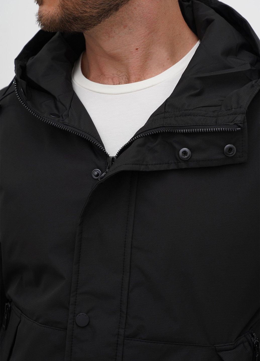 Черная демисезонная куртка Trend Collection