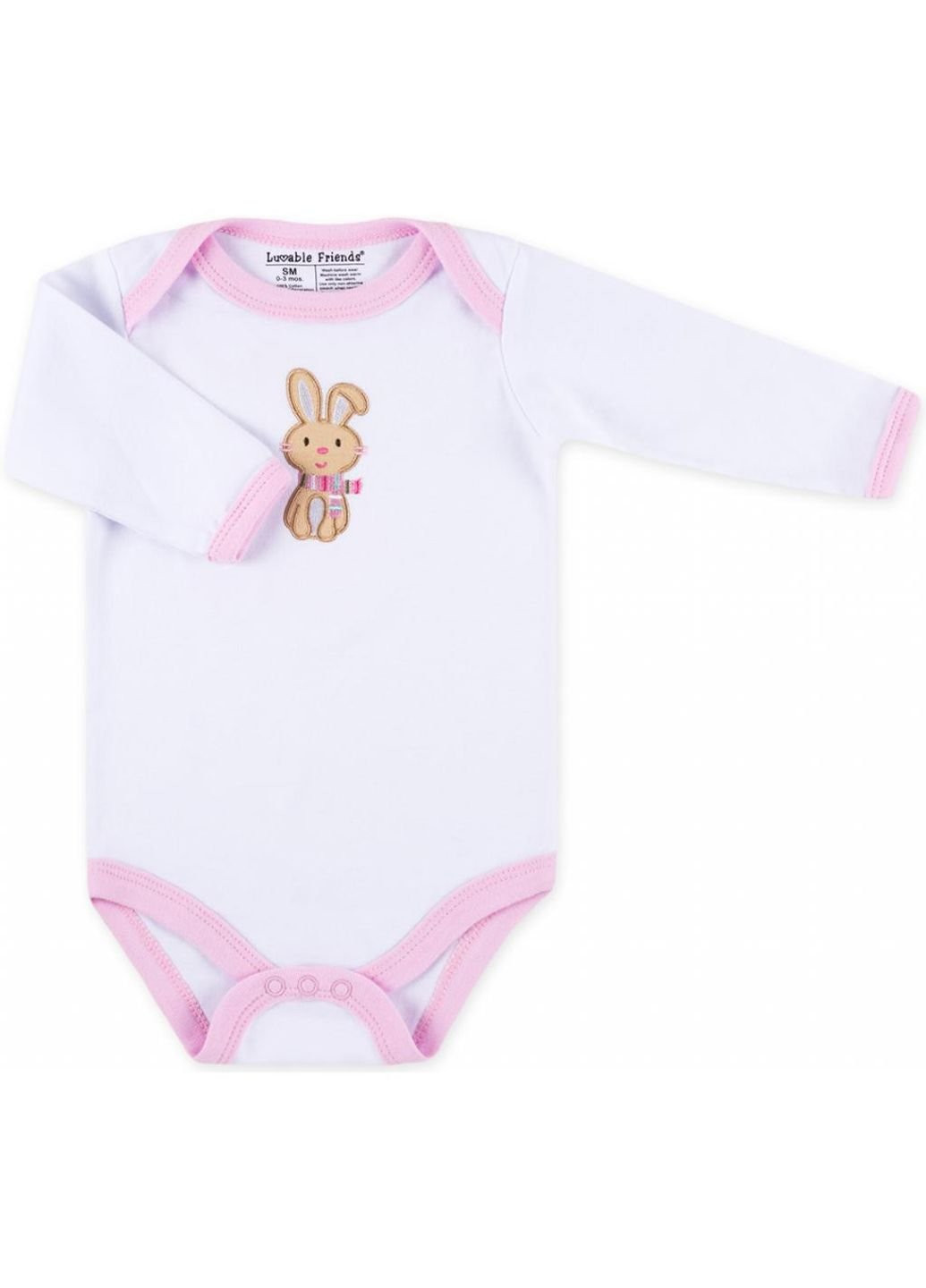 Боді 5 шт з довгими руками для дівчаток (38060.3-6) Luvable Friends (251310055)