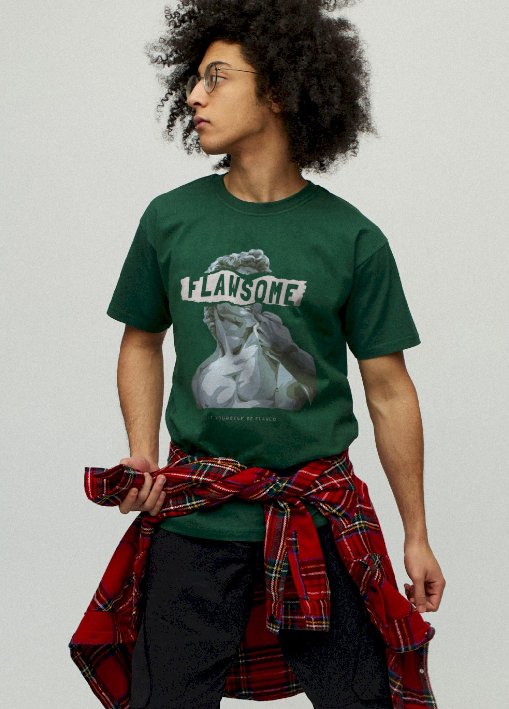 Темно-зелена футболка чоловіча YAPPI