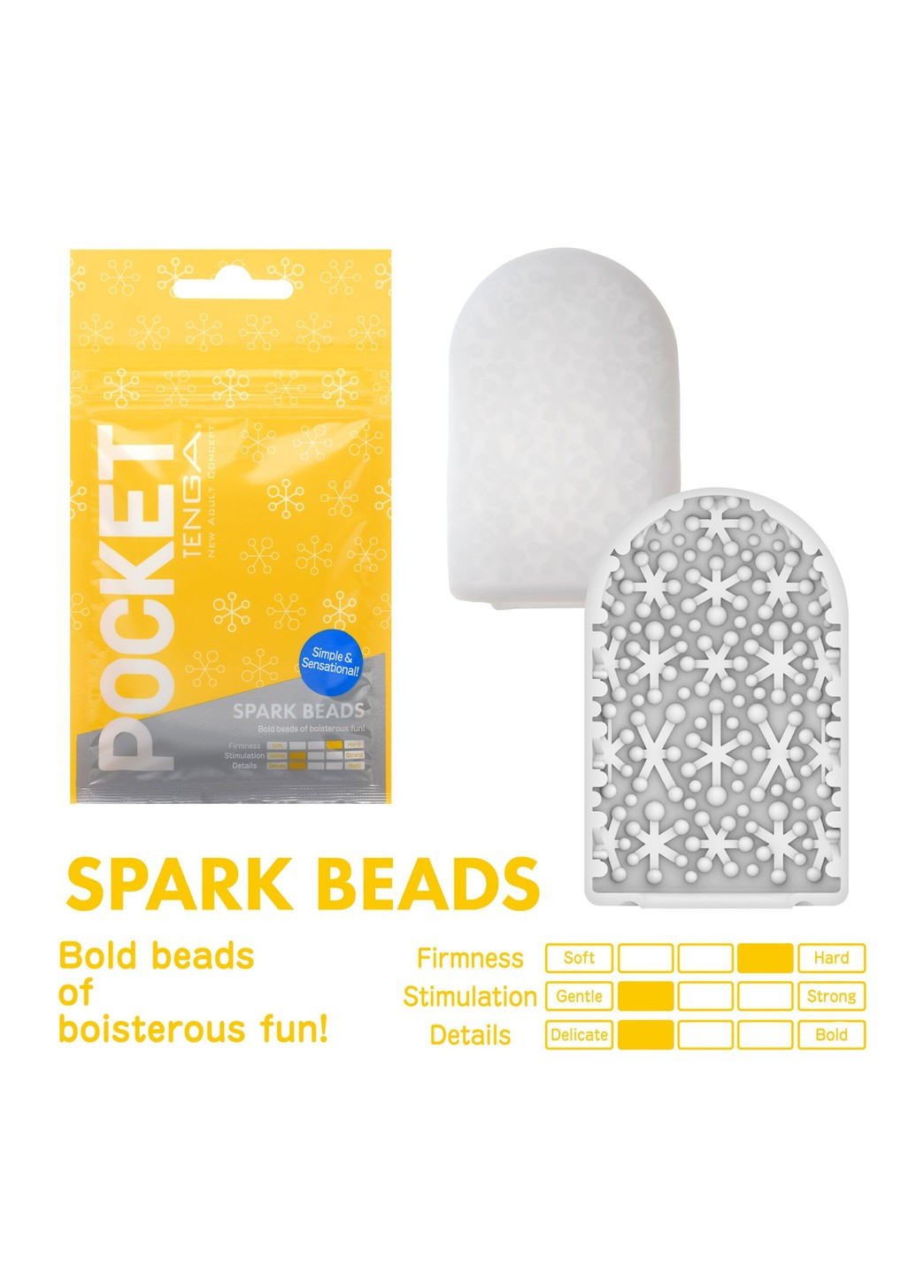 Мастурбатор TENGA Pocket Spark Beads ADDICTION (254885515)