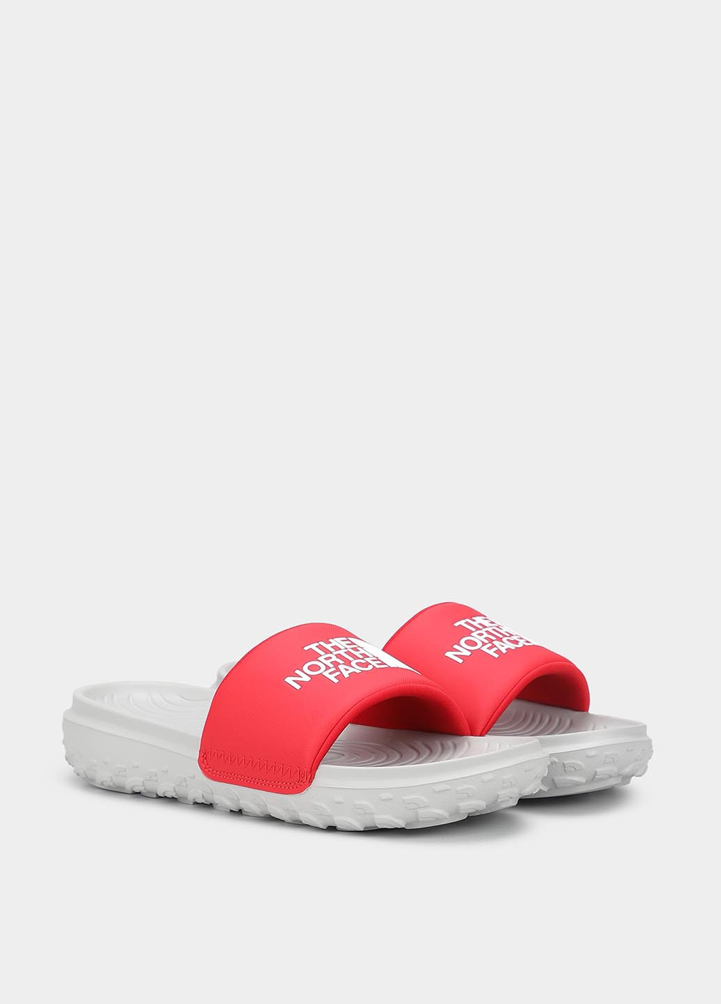 Светло-красные кэжуал шлепанцы The North Face