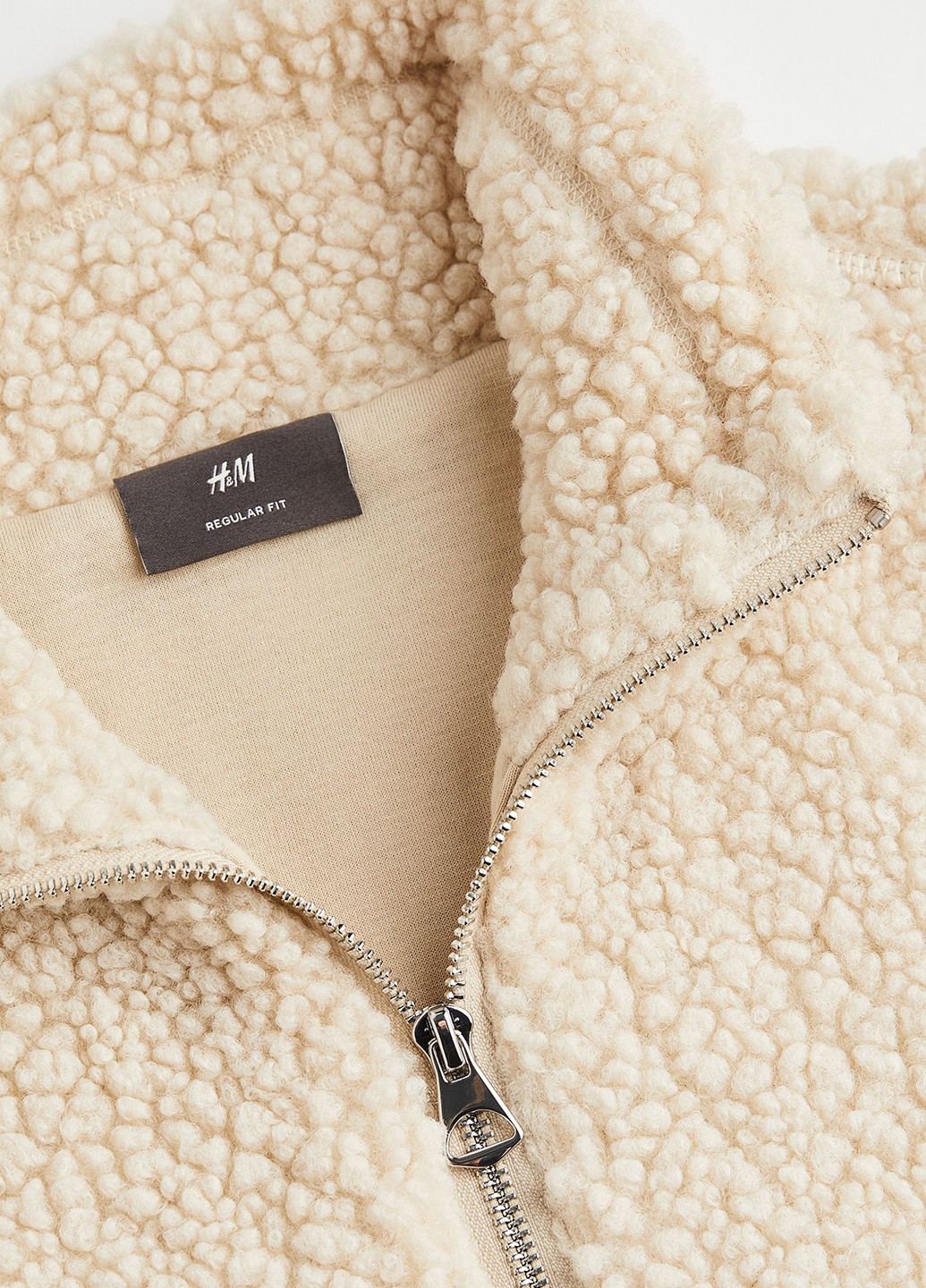 Світло-бежева демісезонна куртка H&M