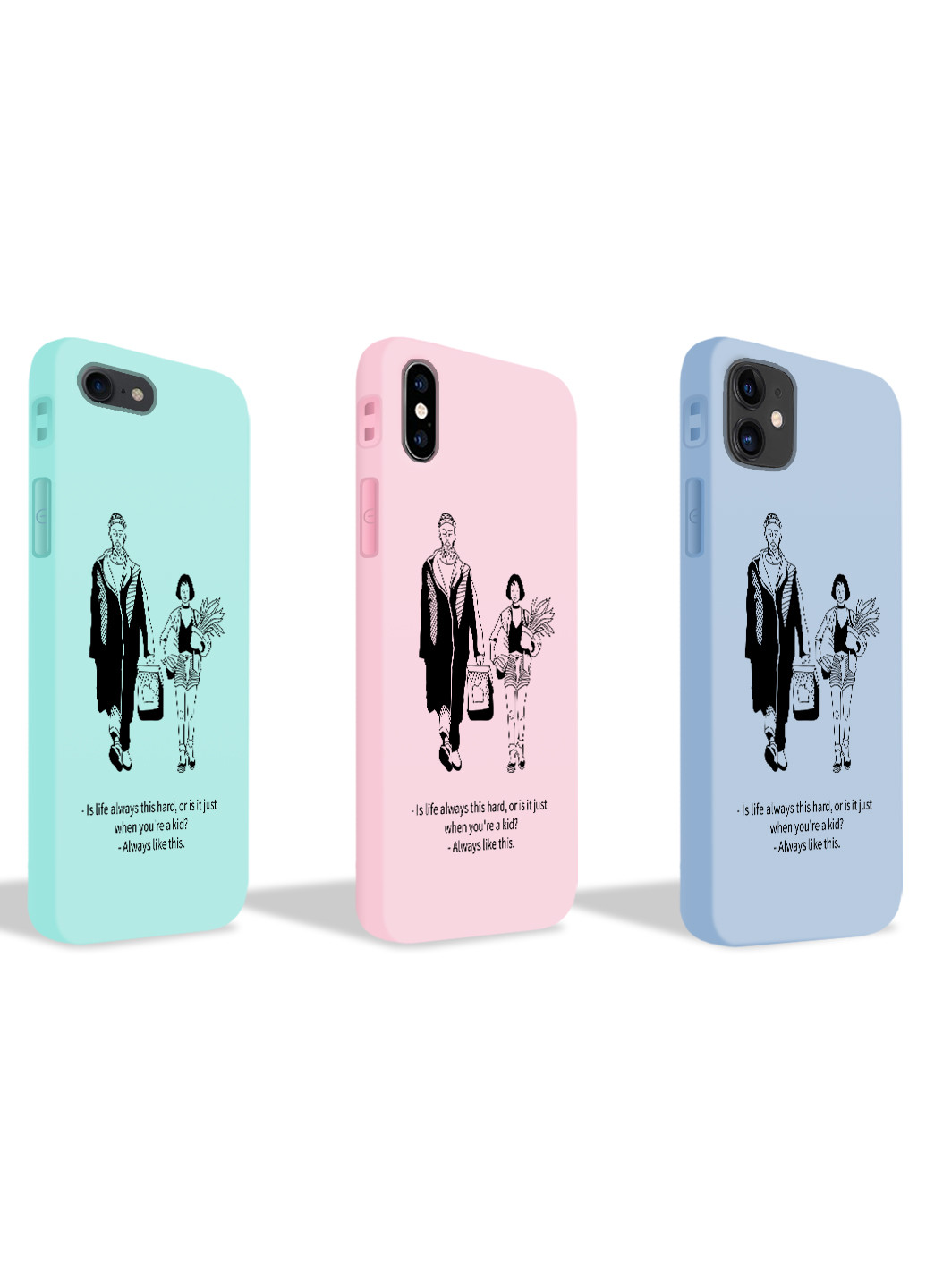 Чохол силіконовий Apple Iphone 11 Леон кілер (Leon) (9230-1454) MobiPrint (219778098)