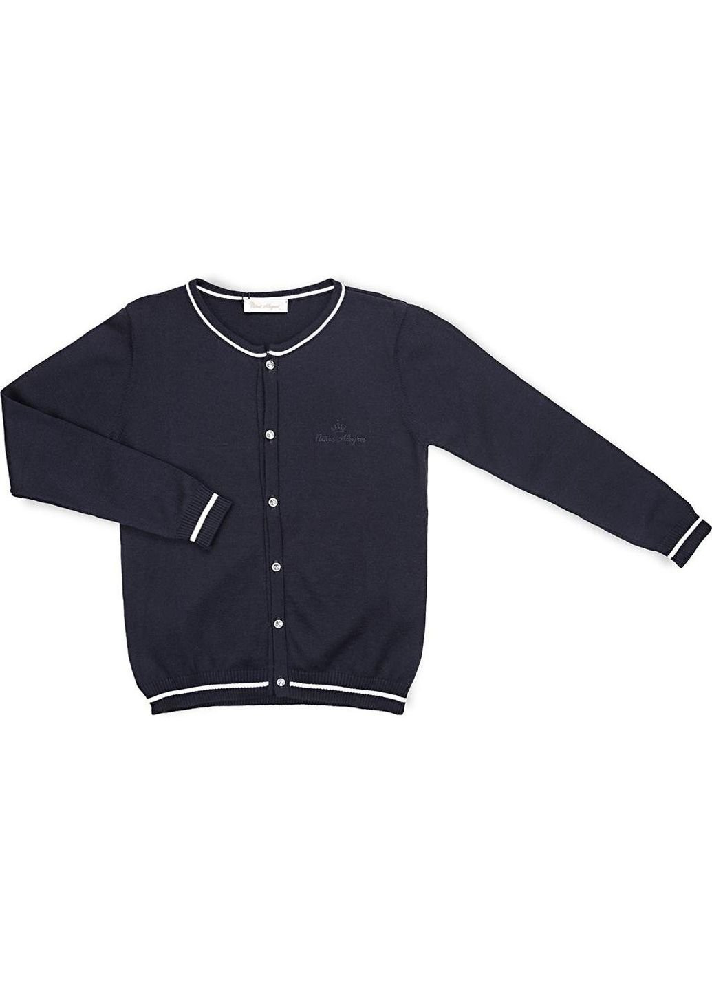 Кофта на ґудзиках зі смугою (V-1314-140G-blue) Breeze (251313902)