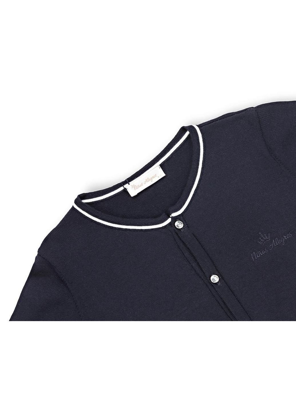 Кофта на ґудзиках зі смугою (V-1314-140G-blue) Breeze (251313902)