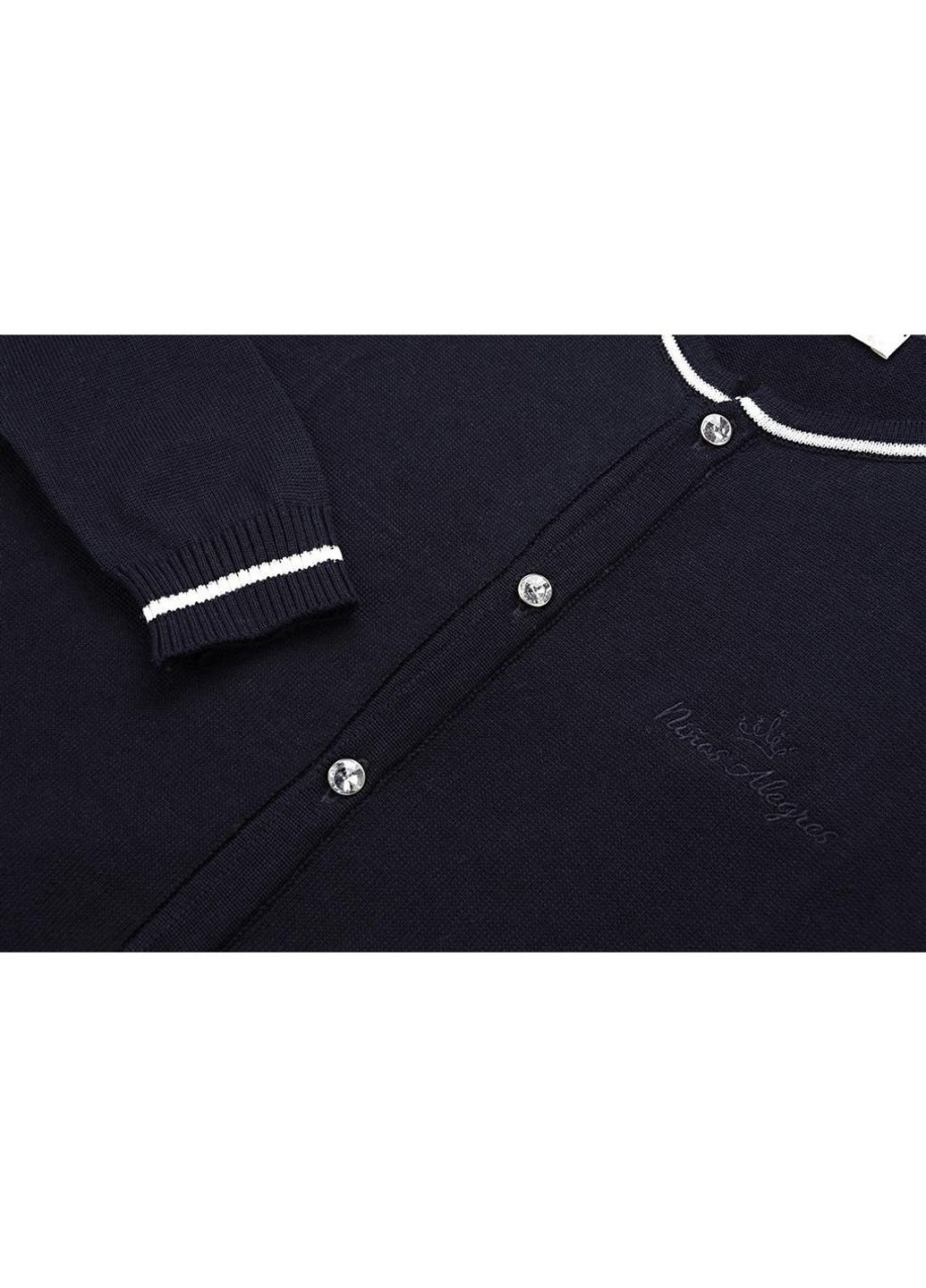 Кофта на ґудзиках зі смугою (V-1314-140G-blue) Breeze (251313902)