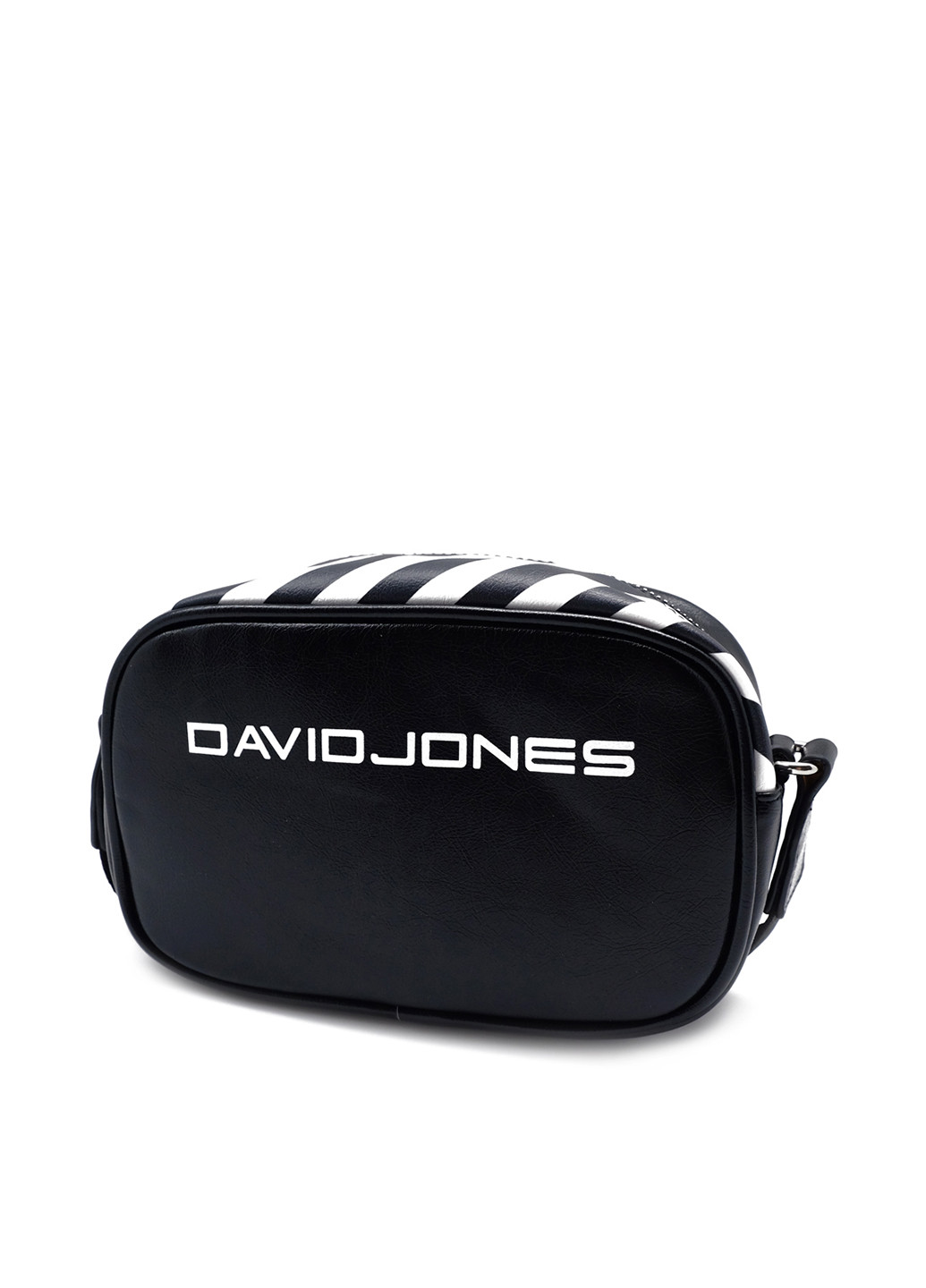 Сумка David Jones кросс боди логотип чёрная кэжуал