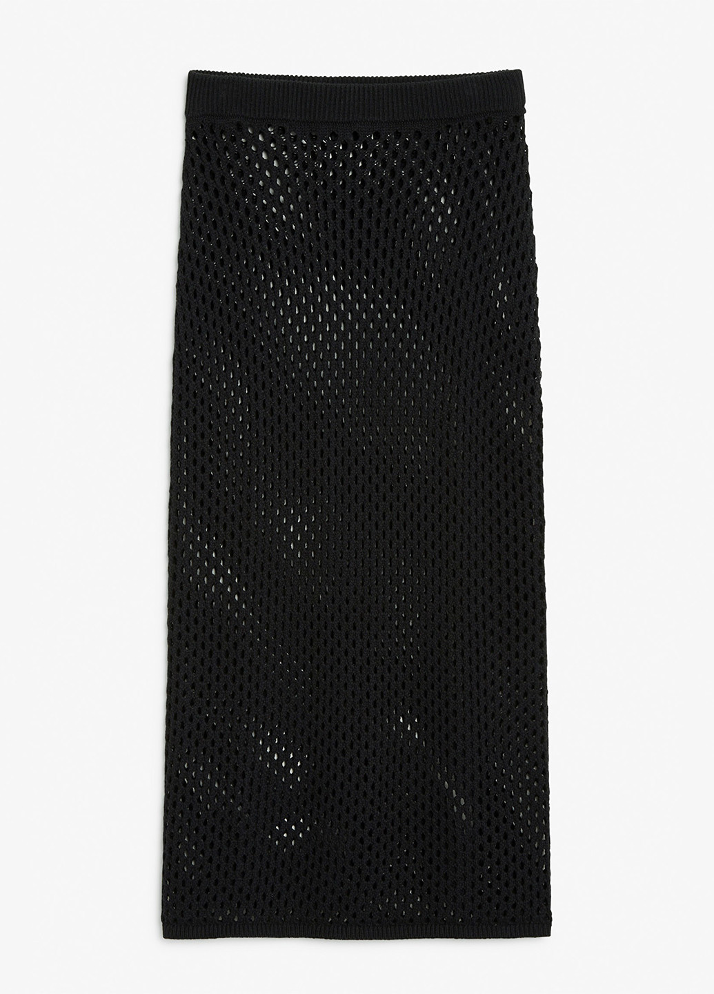 Черная кэжуал, пляжный однотонная юбка Monki