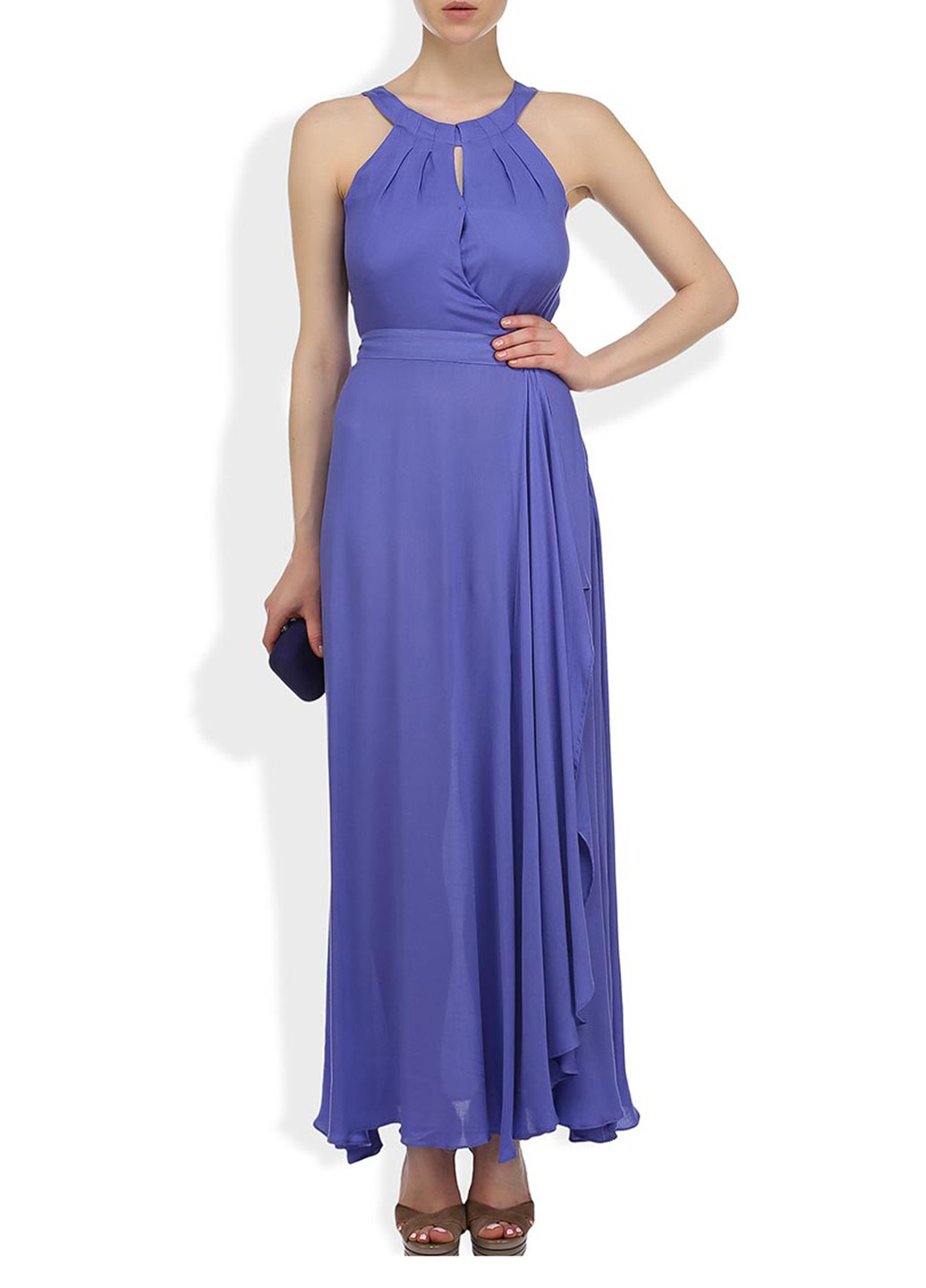 Фиолетовое кэжуал платье Savage однотонное