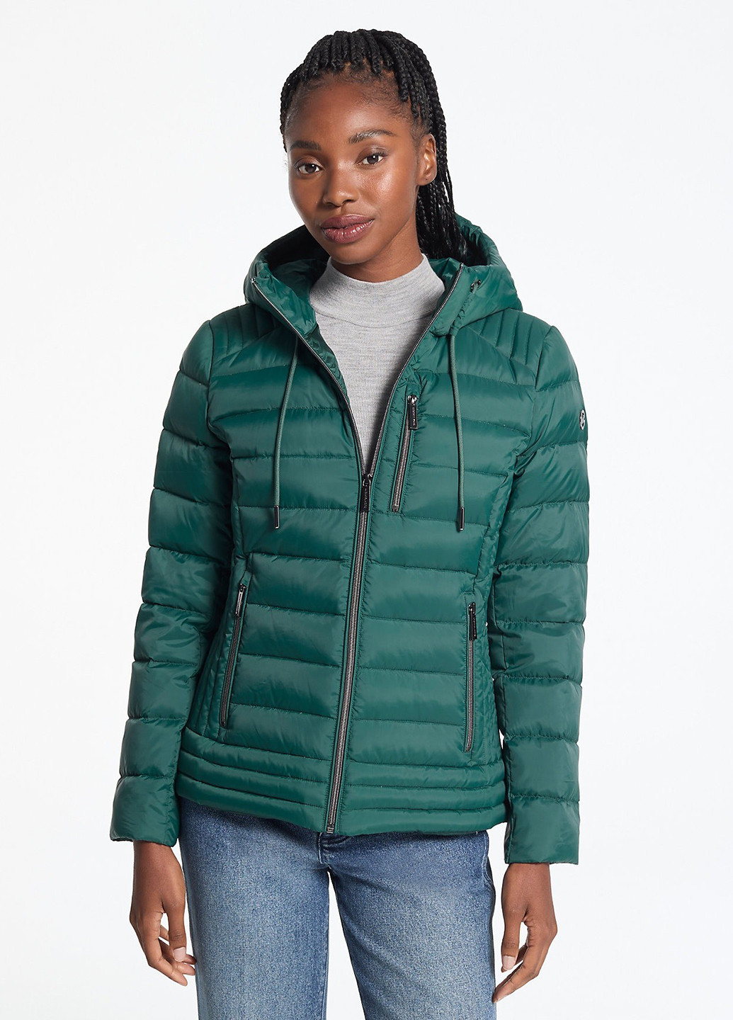 Зелений демісезонний Пуховик Michael Kors