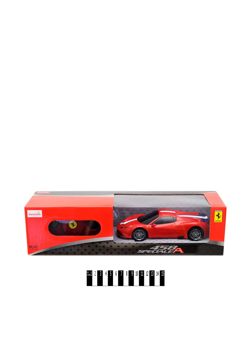 Машинка на радіоуправлінні 458 Speciale A, 38,5х12х10 см Rastar (190457371)