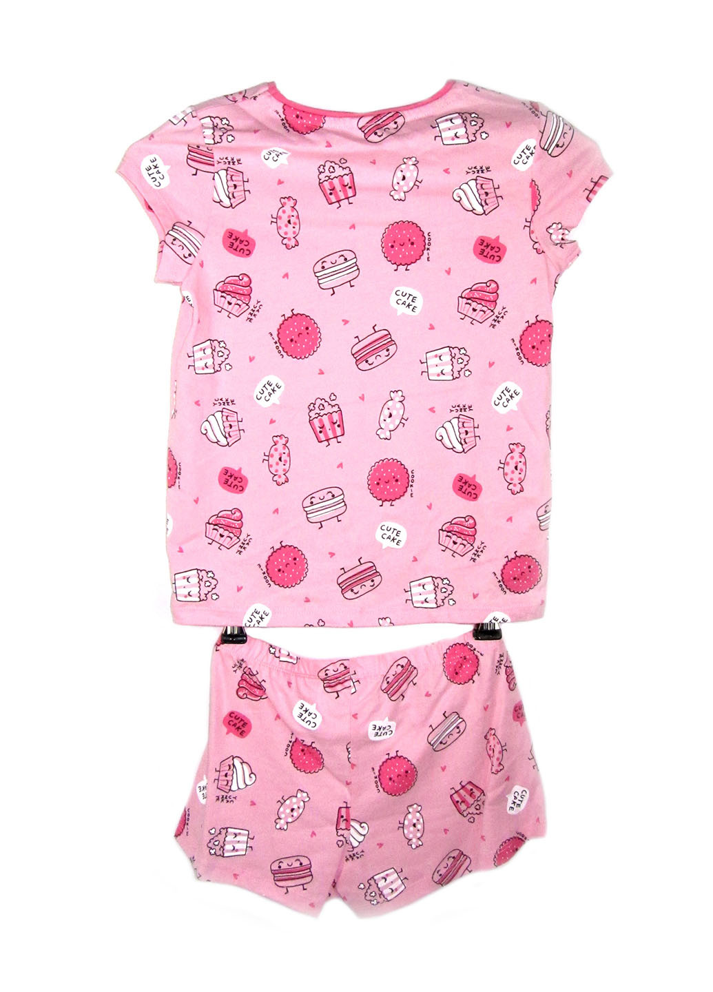 Розовая всесезон пижама (футболка, шорты) C&A