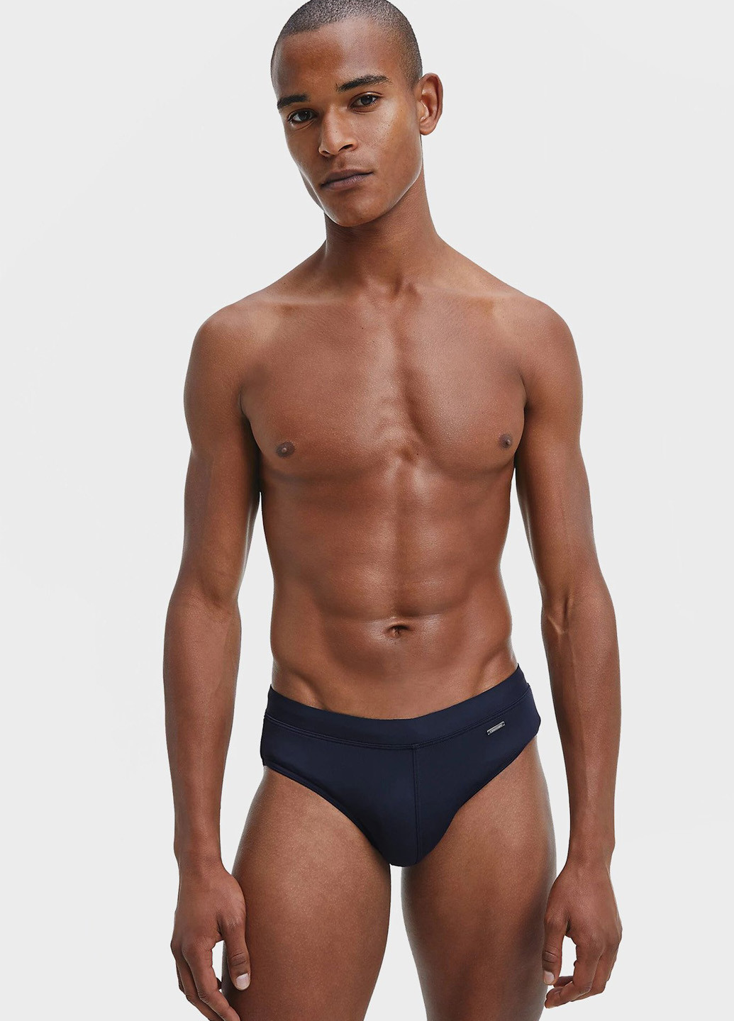 Мужские темно-синие пляжные плавки Calvin Klein