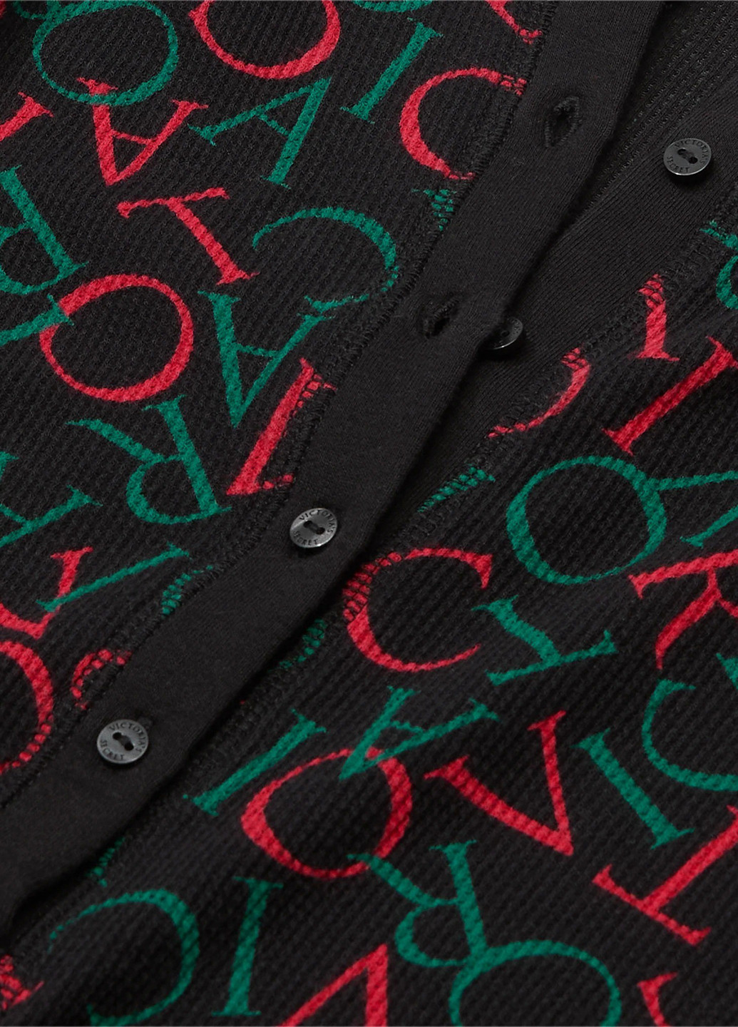 Черная всесезон пижама (лонгслив, шорты) лонгслив + шорты Victoria's Secret