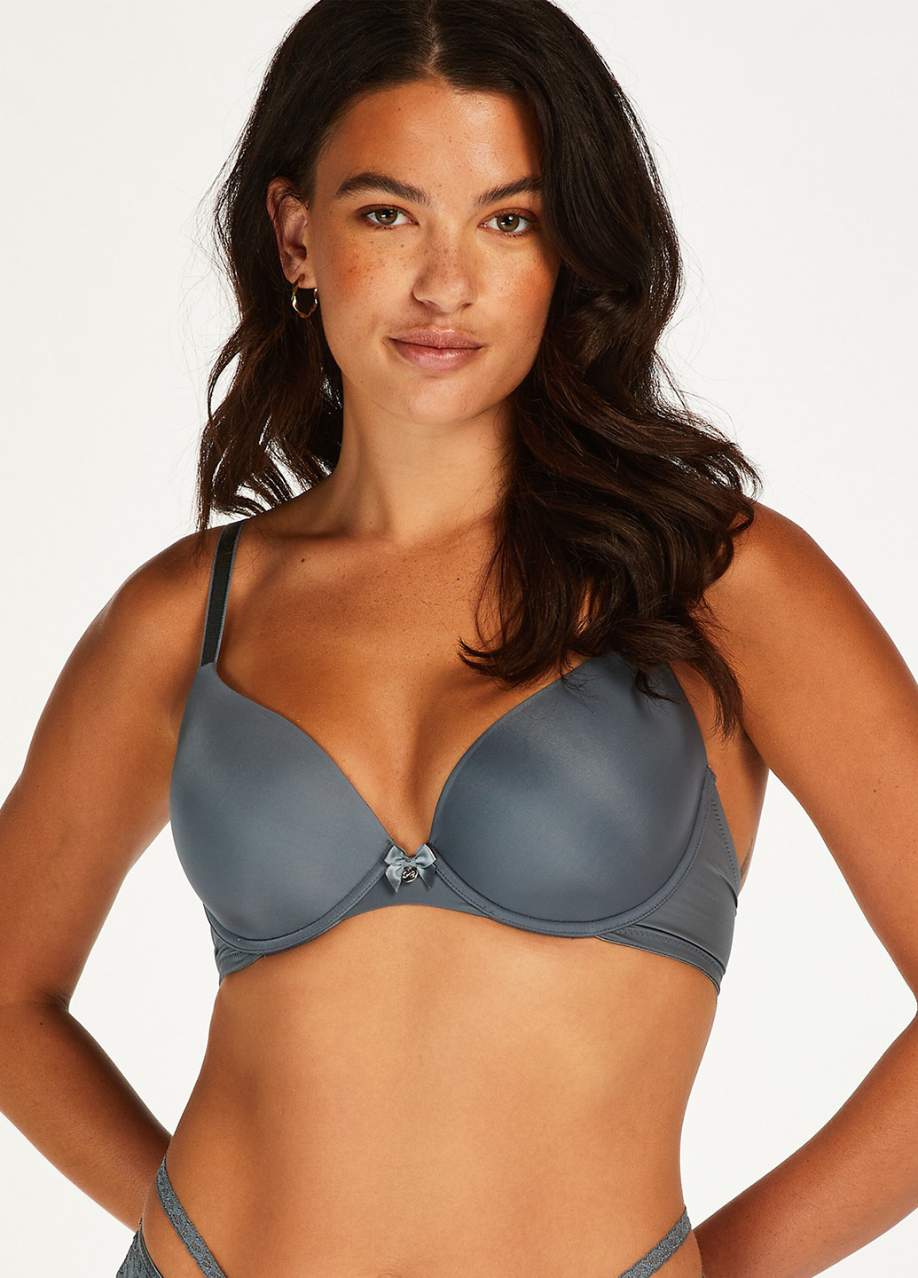 Сіро-зелений бюстгальтер Hunkemoller з кісточками поліамід