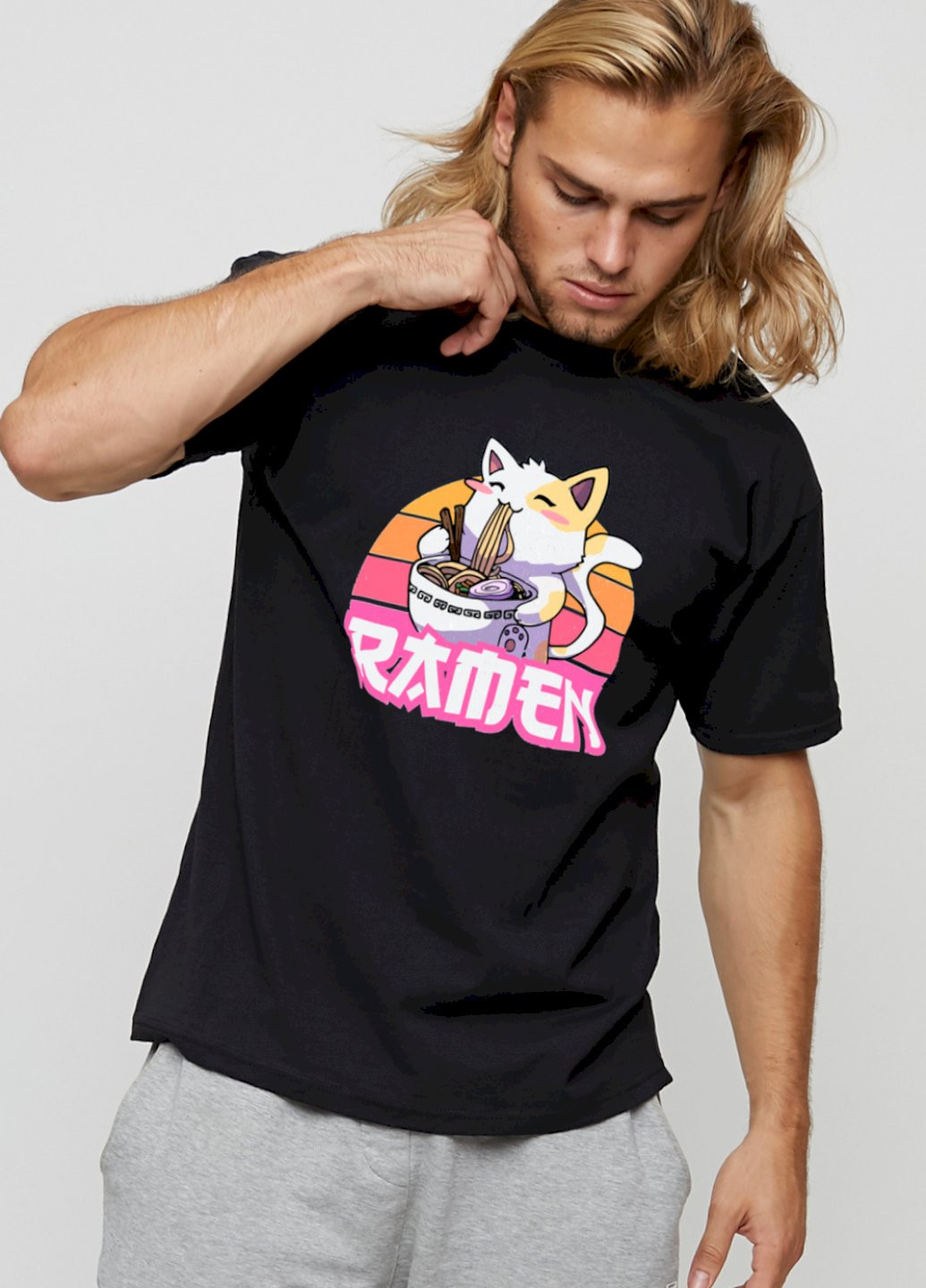 Черная футболка чоловіча basic YAPPI