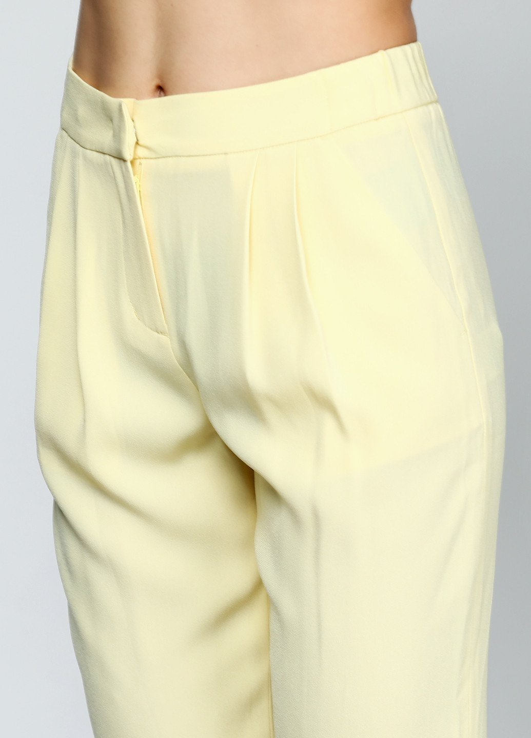 Желтые кэжуал летние зауженные брюки DKNY
