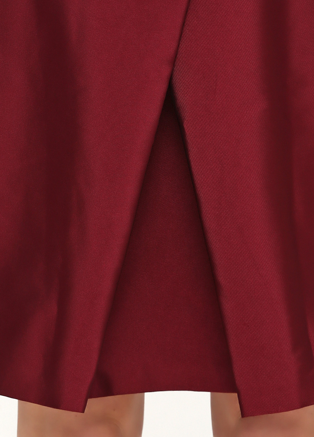 Бордовая кэжуал однотонная юбка Vero Moda клешированная
