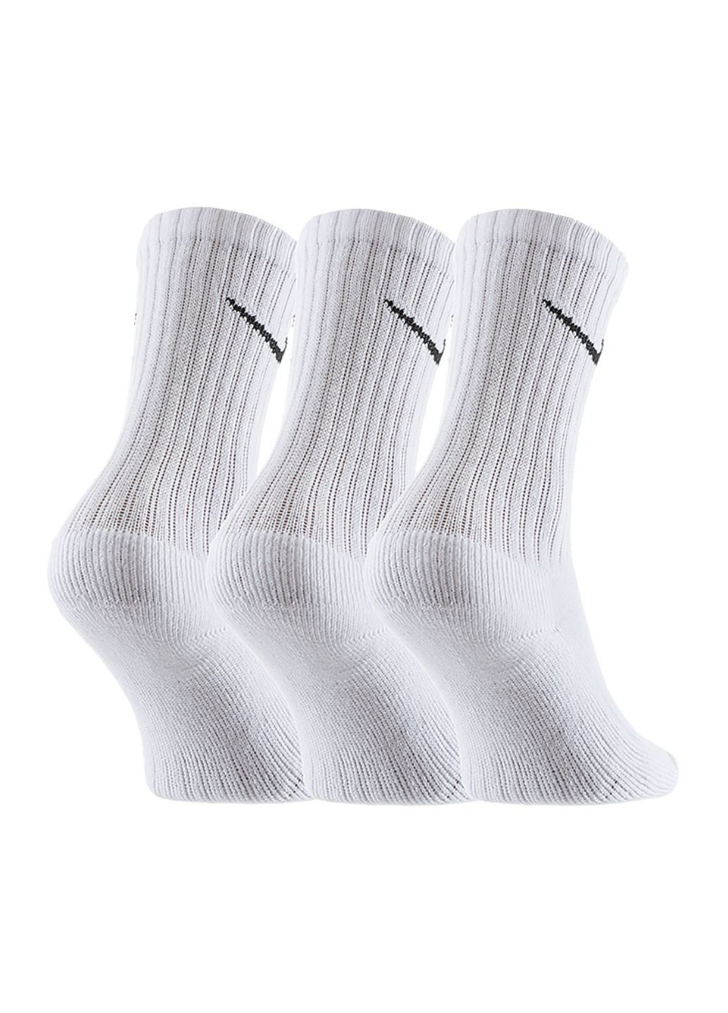 Білі шкарпетки (3 пари) sx4508-101 Nike логотипи (311981706)