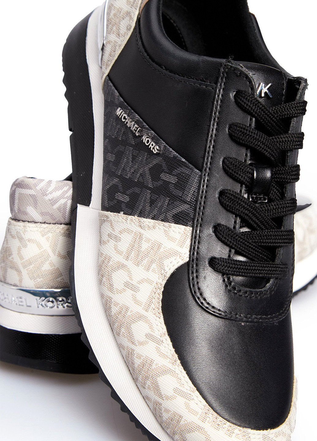 Кроссовки Michael Kors чёрно-белые всесезоны (307149376)