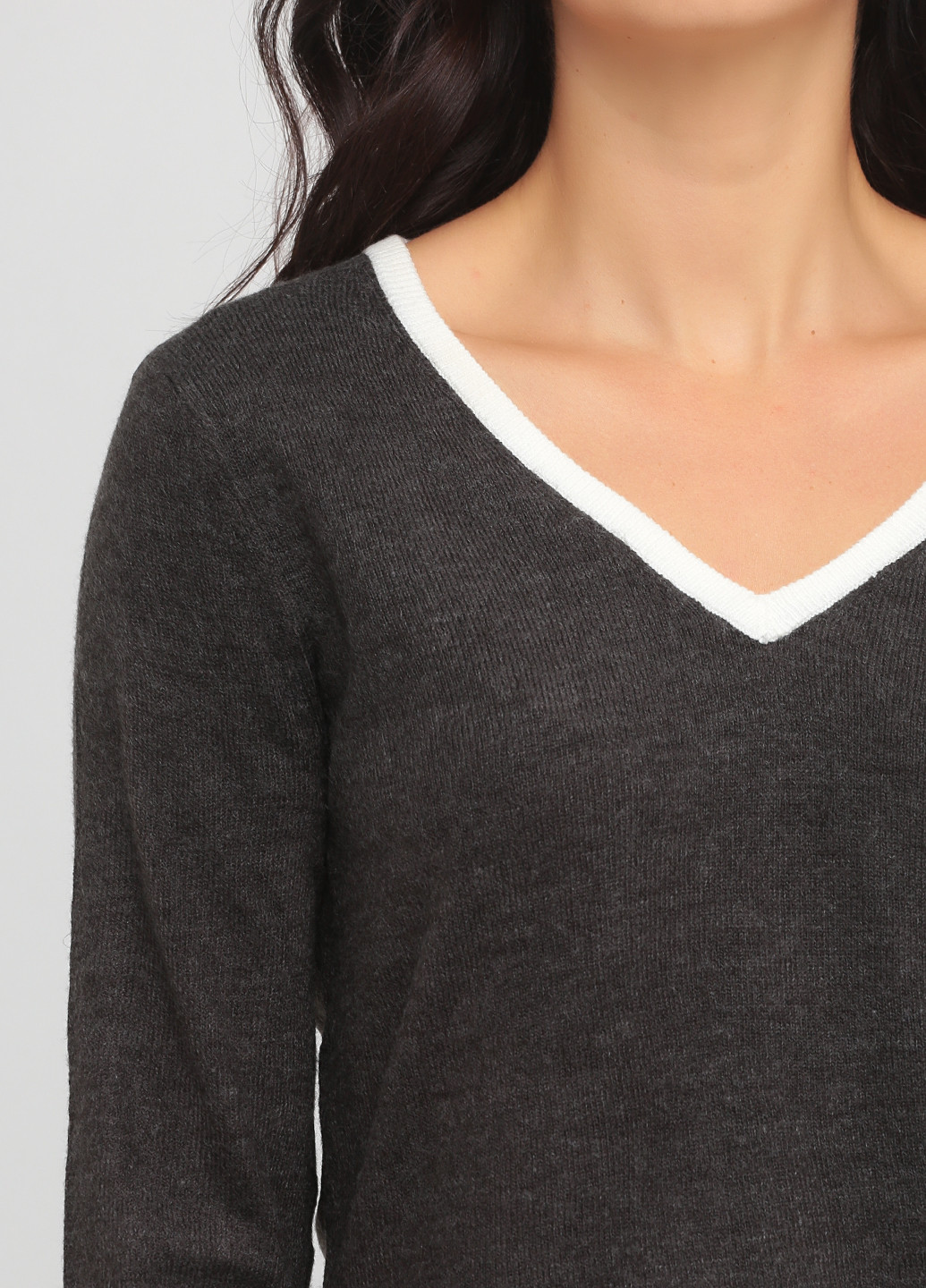Темно-сірий демісезонний пуловер пуловер CHD