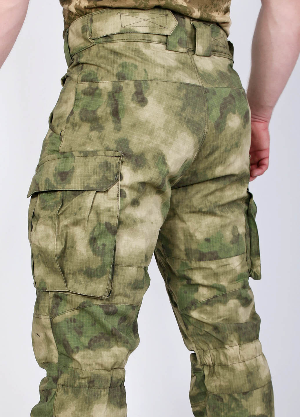 Зеленые кэжуал демисезонные со средней талией брюки Nation Gear