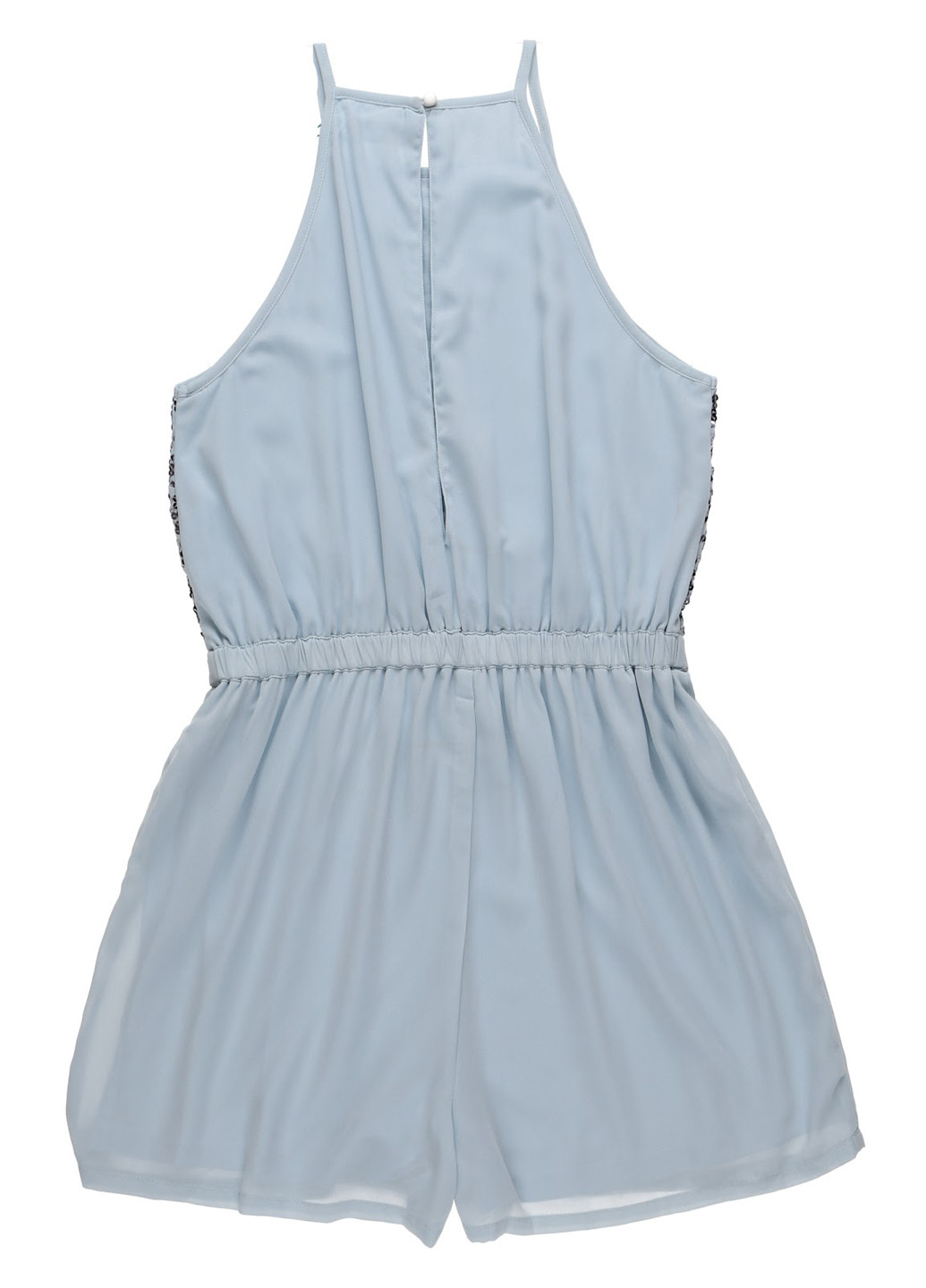 Комбинезон Even&Odd комбинезон-шорты однотонный светло-голубой кэжуал полиэстер