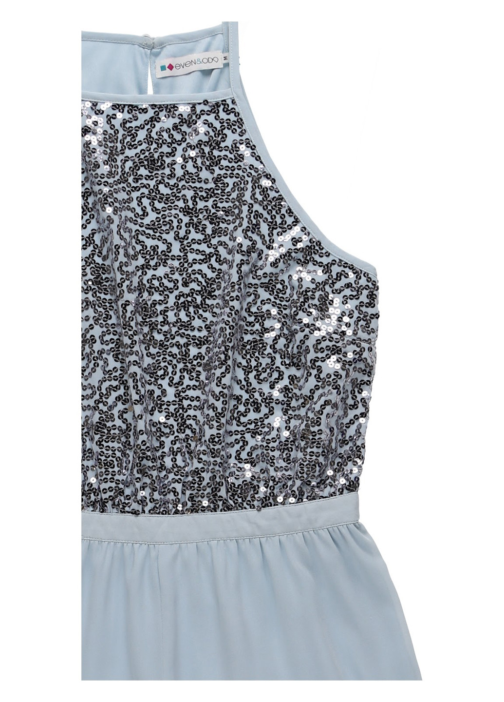 Комбинезон Even&Odd комбинезон-шорты однотонный светло-голубой кэжуал полиэстер