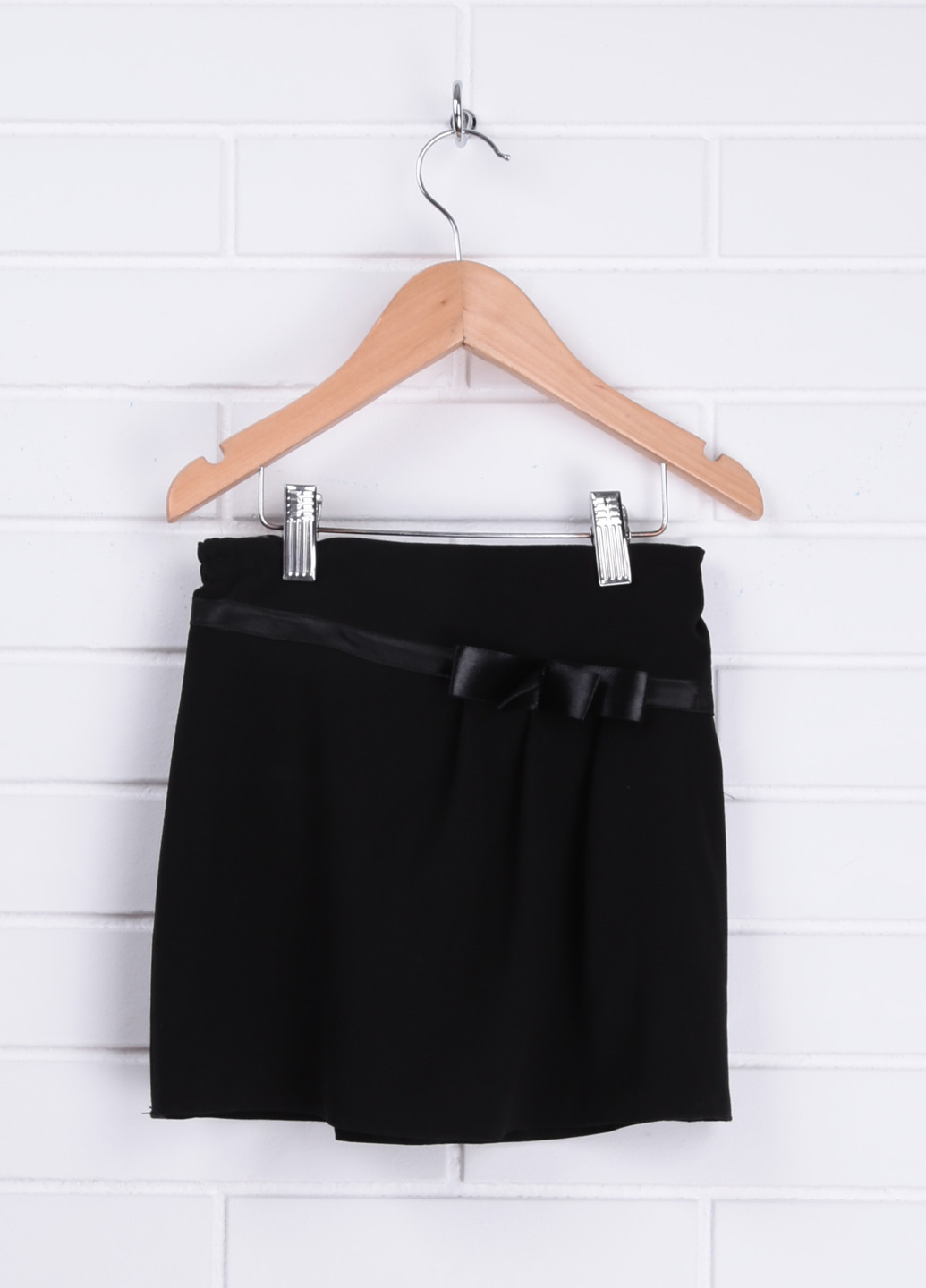 Черная кэжуал юбка Lux K со средней талией