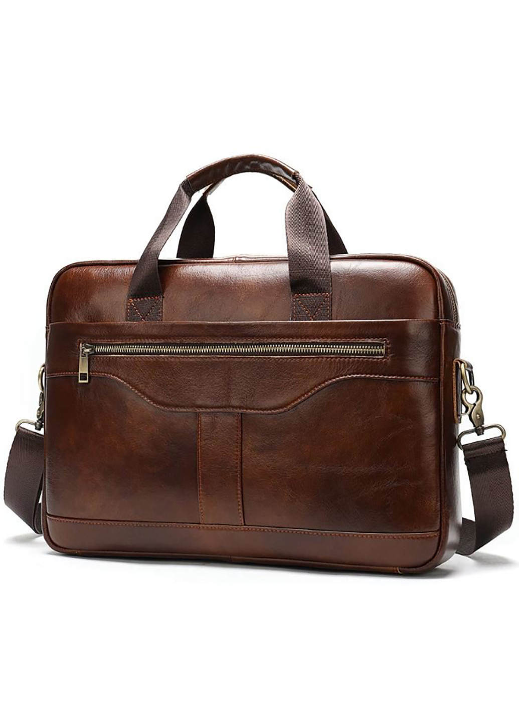 Чоловіча шкіряна сумка 27х40х7 см Vintage (229459202)