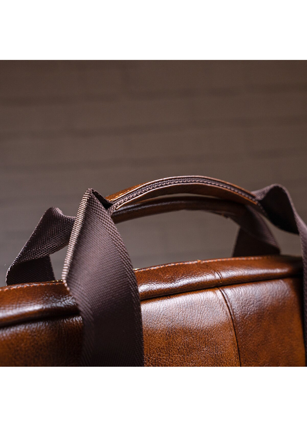 Чоловіча шкіряна сумка 27х40х7 см Vintage (229459202)