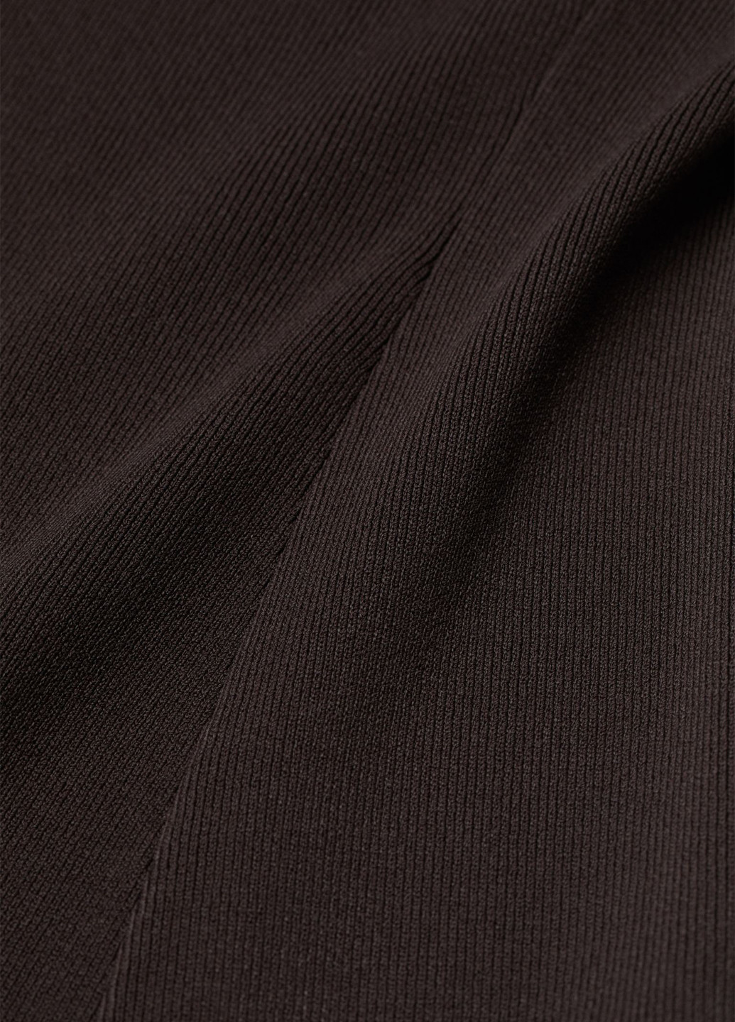 Темно-коричнева кежуал сукня H&M однотонна