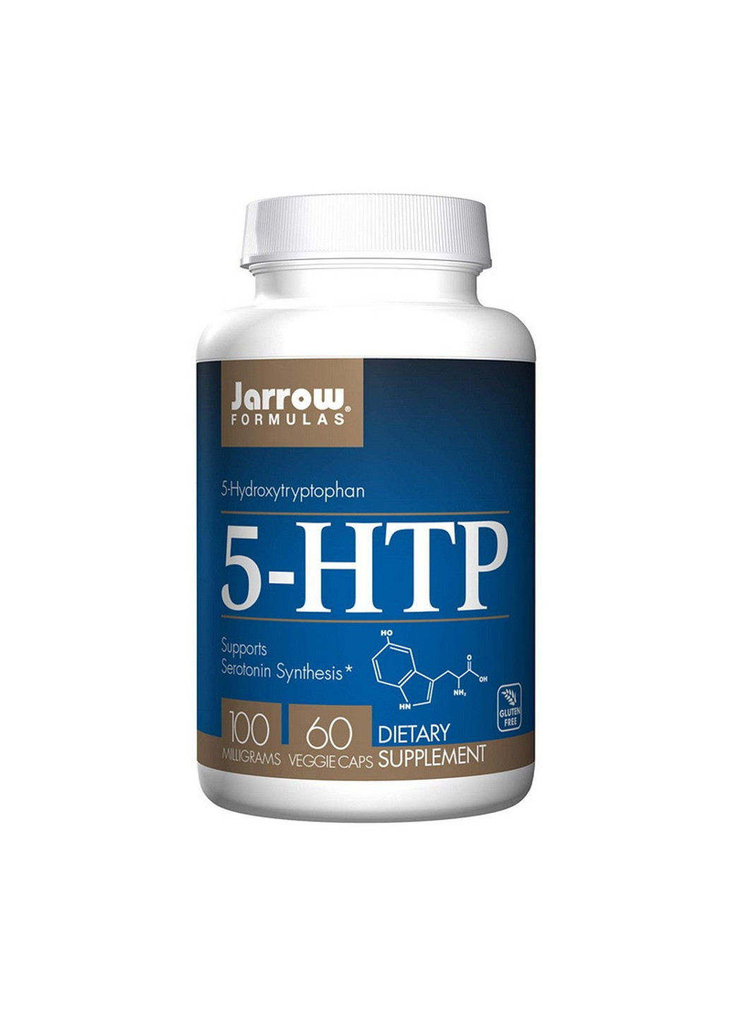5-гідрокситриптофан 5-HTP 100 мг (60 капсул) Джарроу формула Jarrow Formulas (255409640)