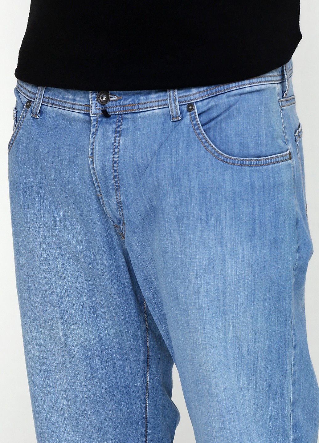 Голубые демисезонные прямые джинсы Westbury