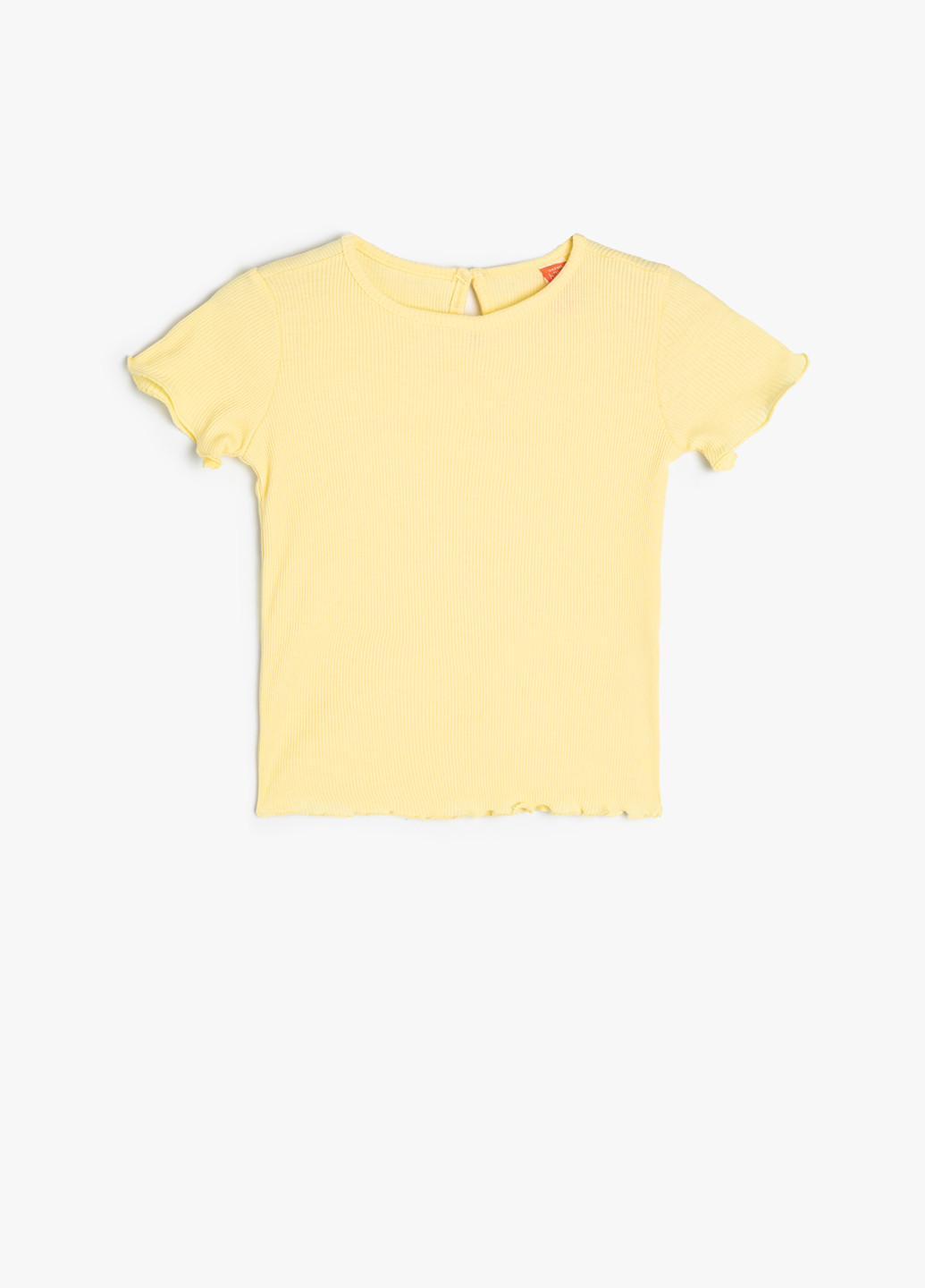 Желтая летняя футболка KOTON