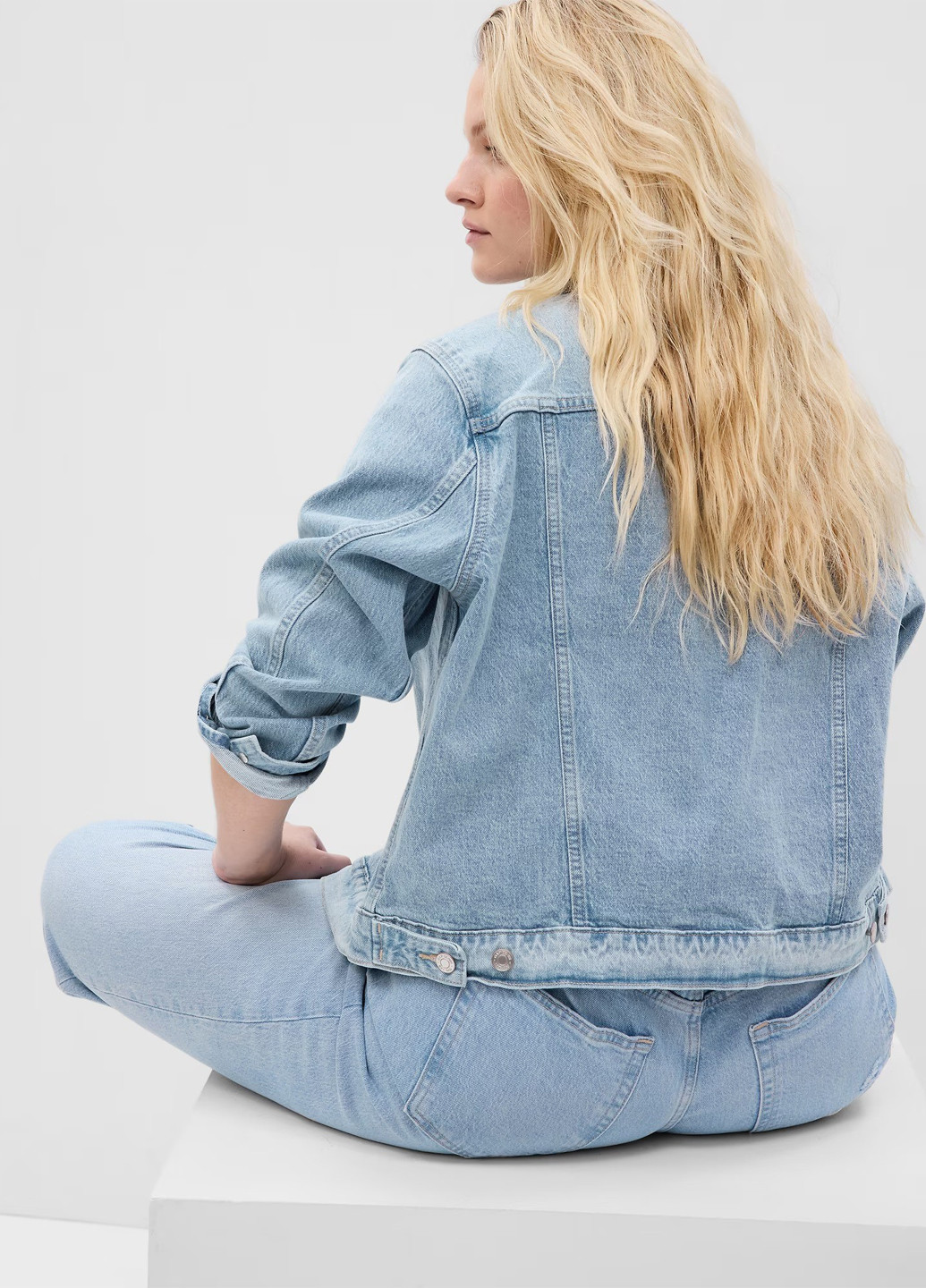 Голубая демисезонная куртка Gap