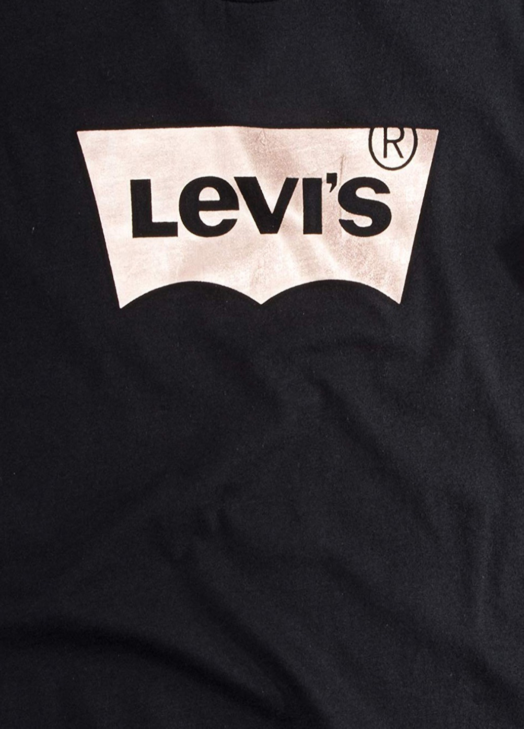 Черная летняя футболка Levi's