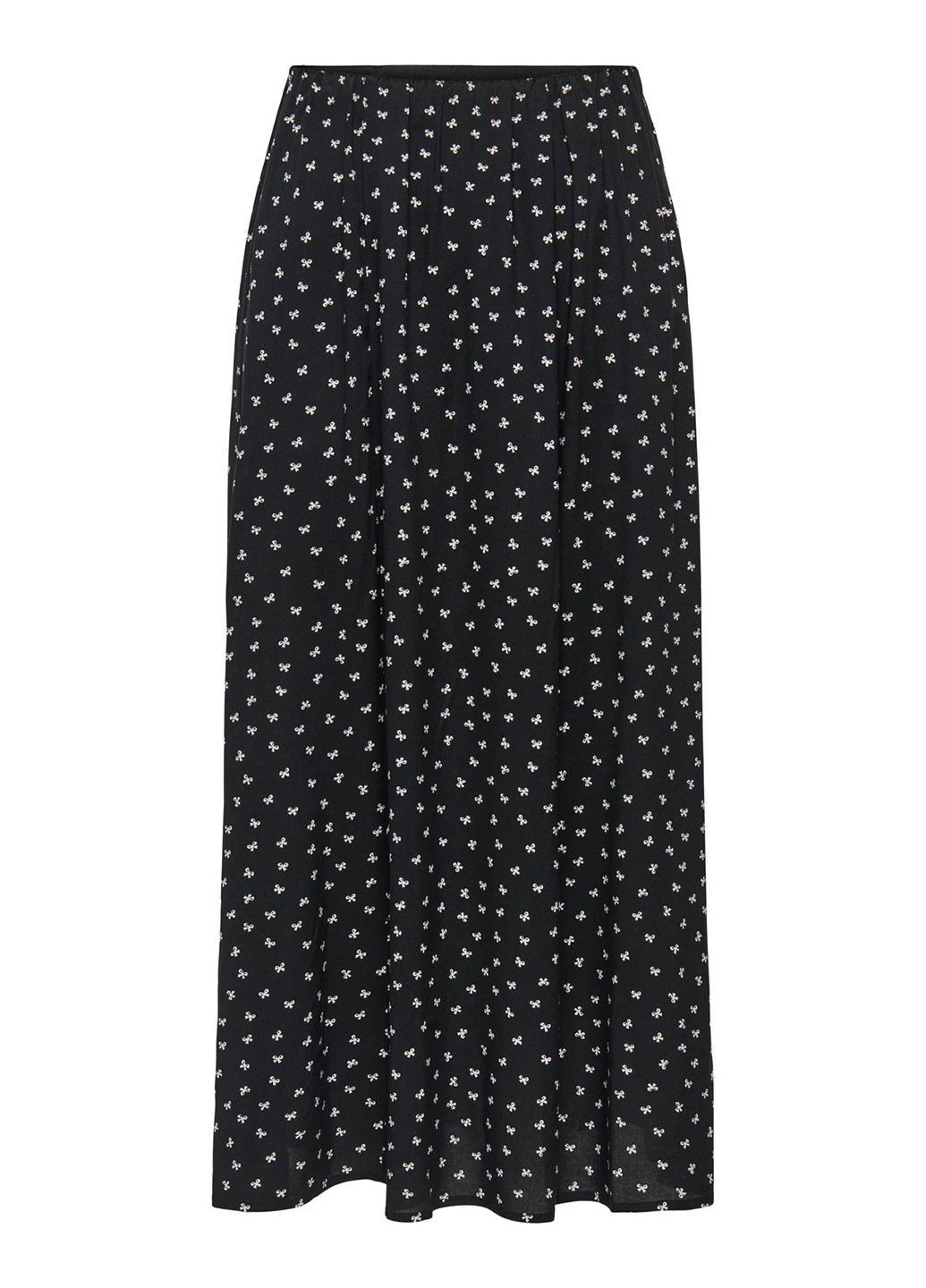 Черная кэжуал цветочной расцветки юбка Only