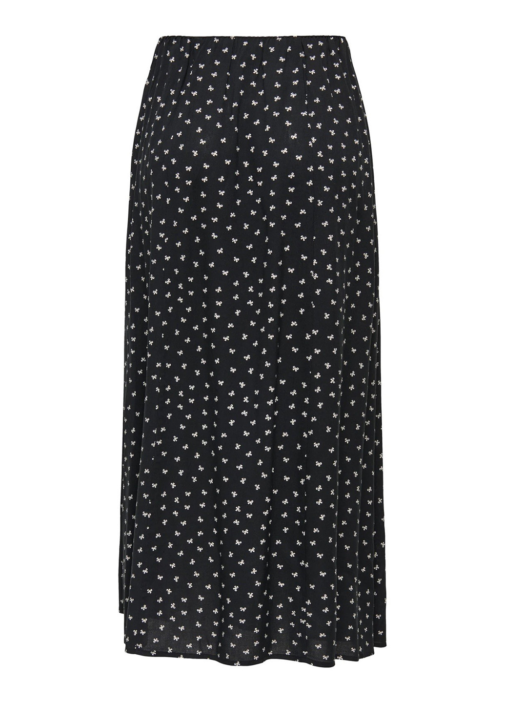 Черная кэжуал цветочной расцветки юбка Only