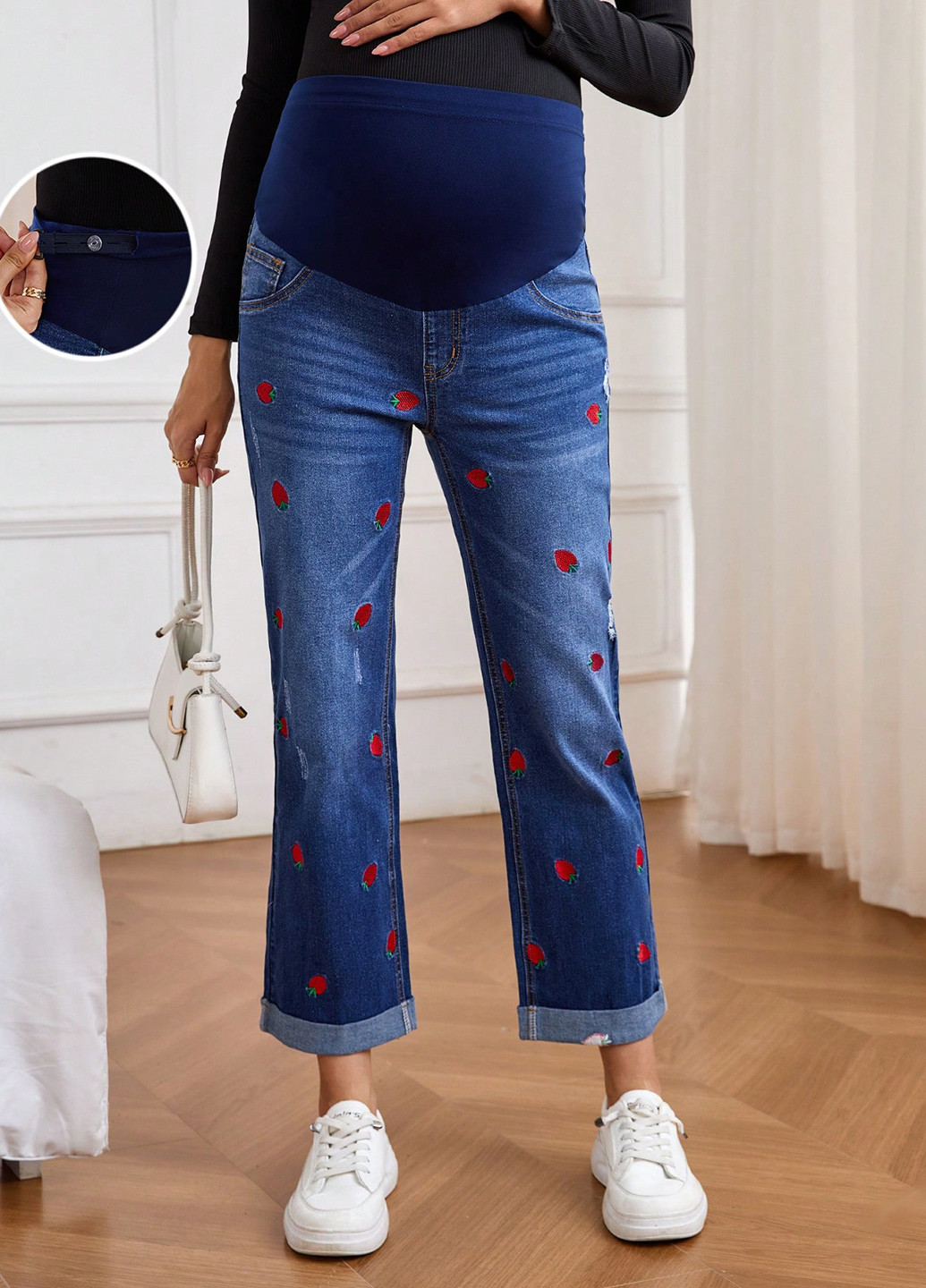 Джинсы для беременных SHEIN - (341533030)