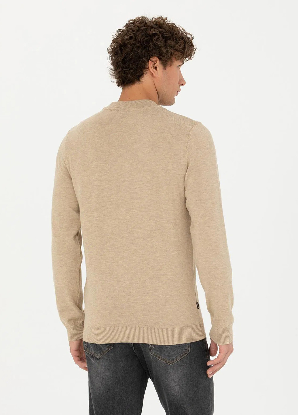 Пісочний демісезонний светр Pierre Cardin