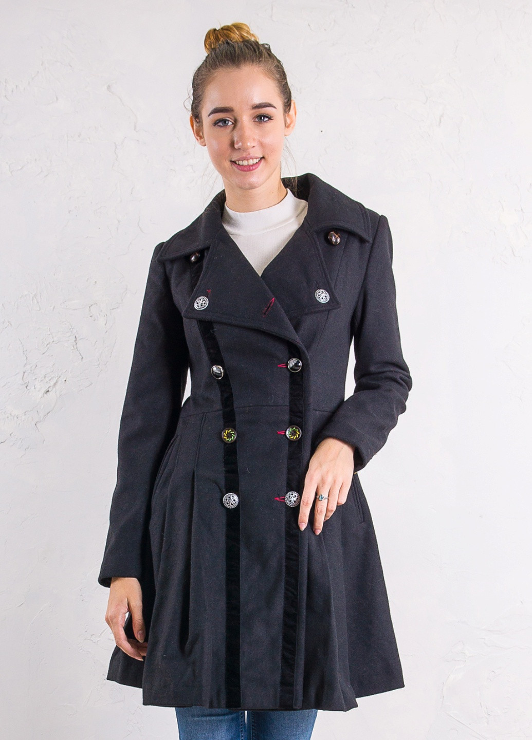 Чорне Пальто Joe Brouns