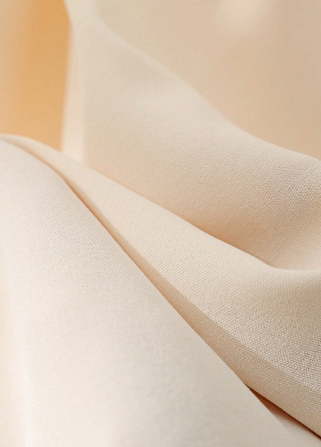 Кремовое вечернее, кэжуал платье с юбкой-солнце, на запах SHEIN однотонное