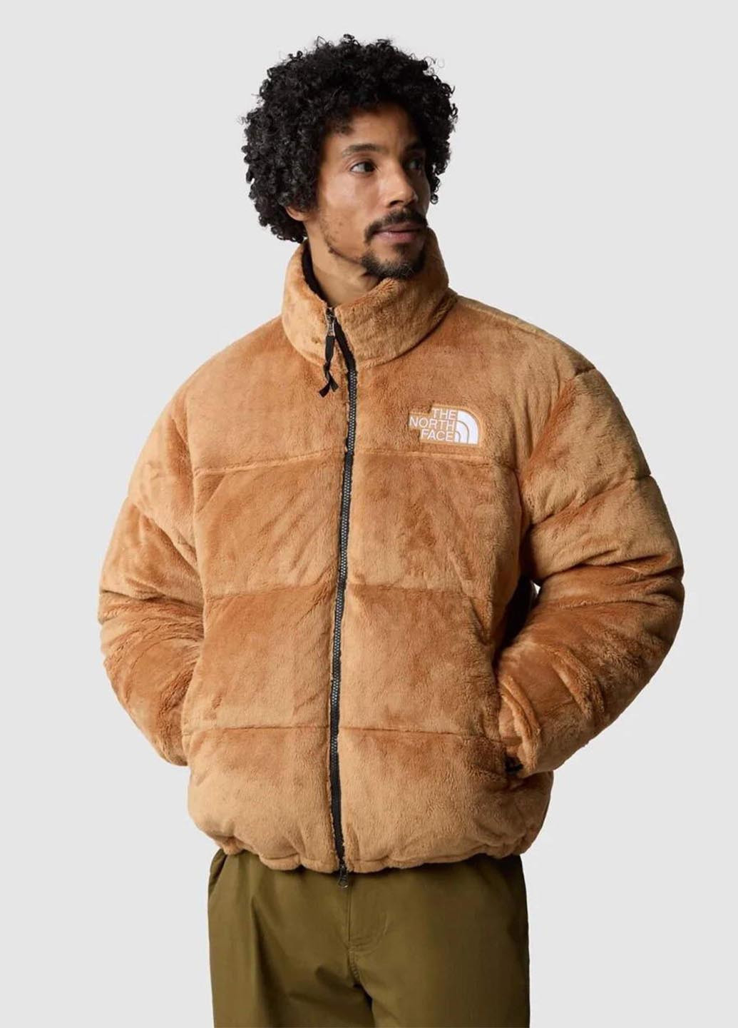 Темно-бежевый зимний Пуховик The North Face